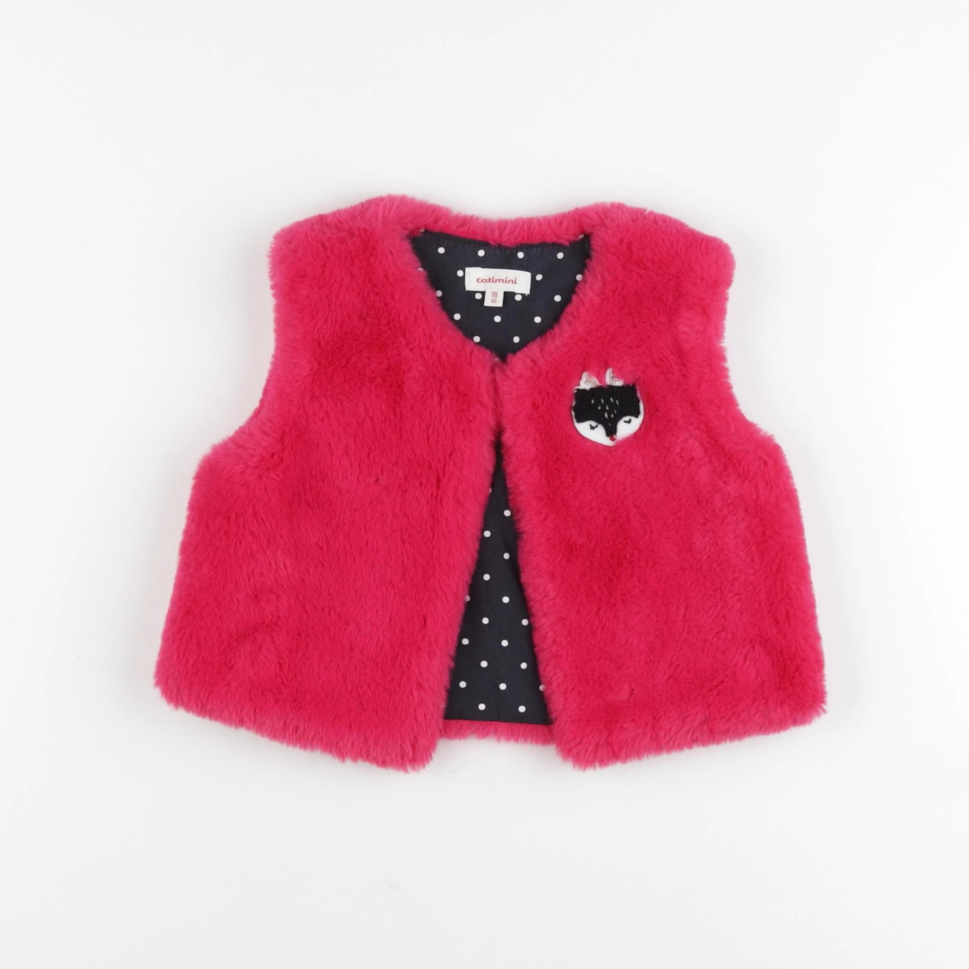 Catimini - gilet rose - 18 mois
