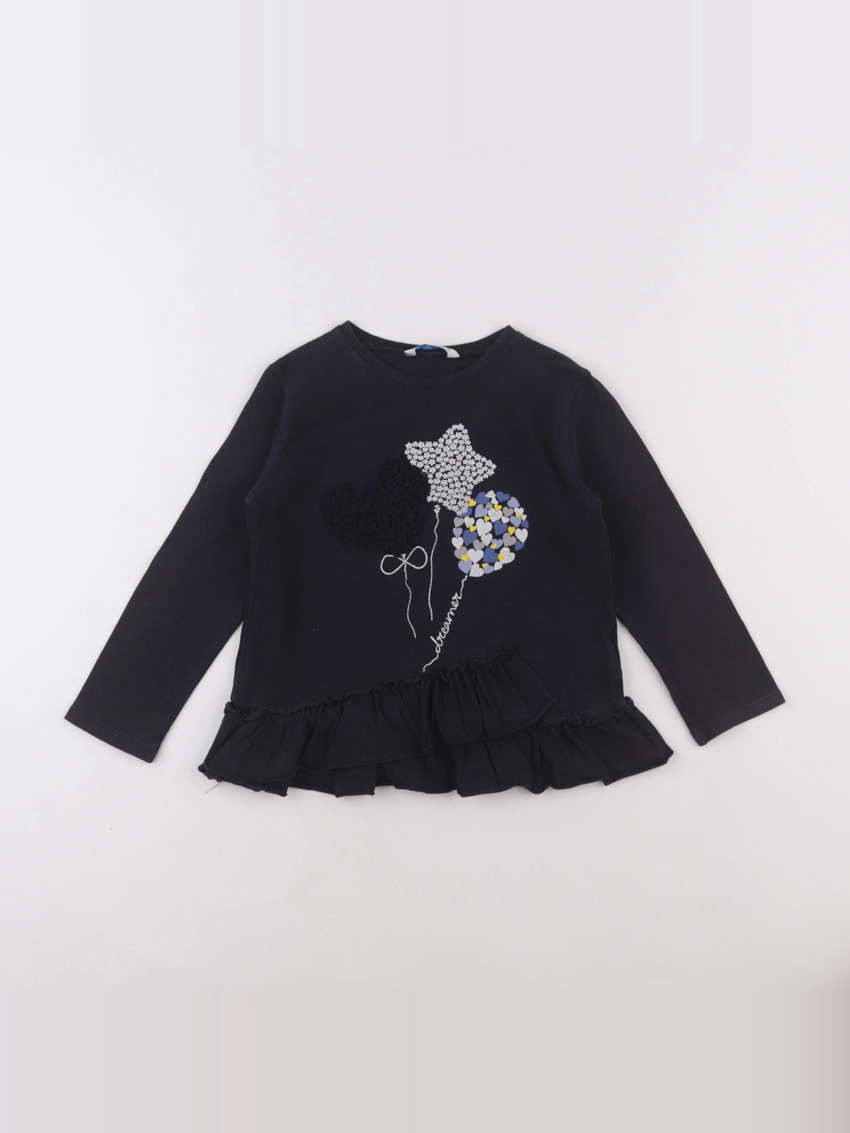 Mayoral - tee-shirt noir - 4 ans