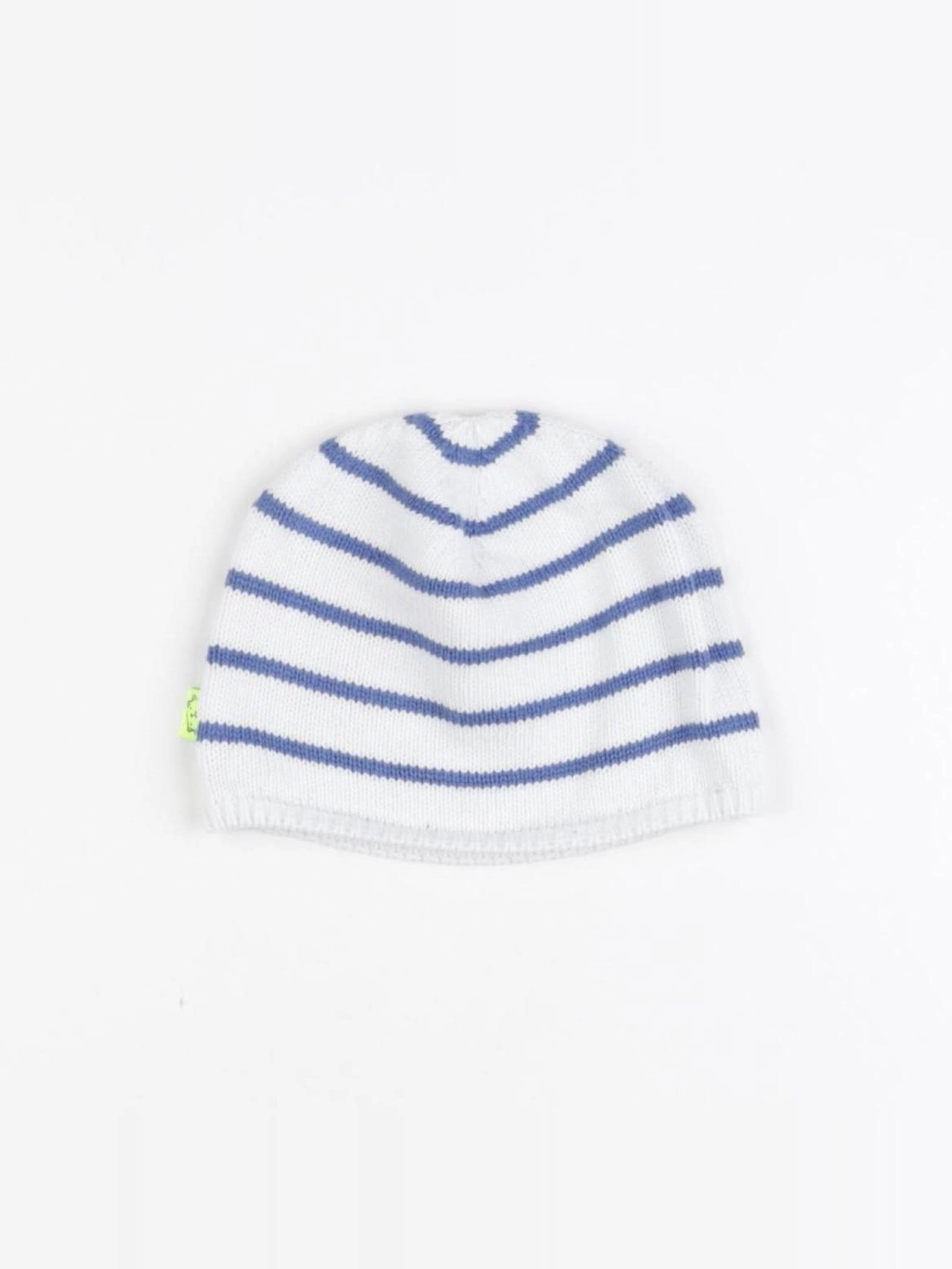 DPAM - bonnet blanc, bleu - 0 mois