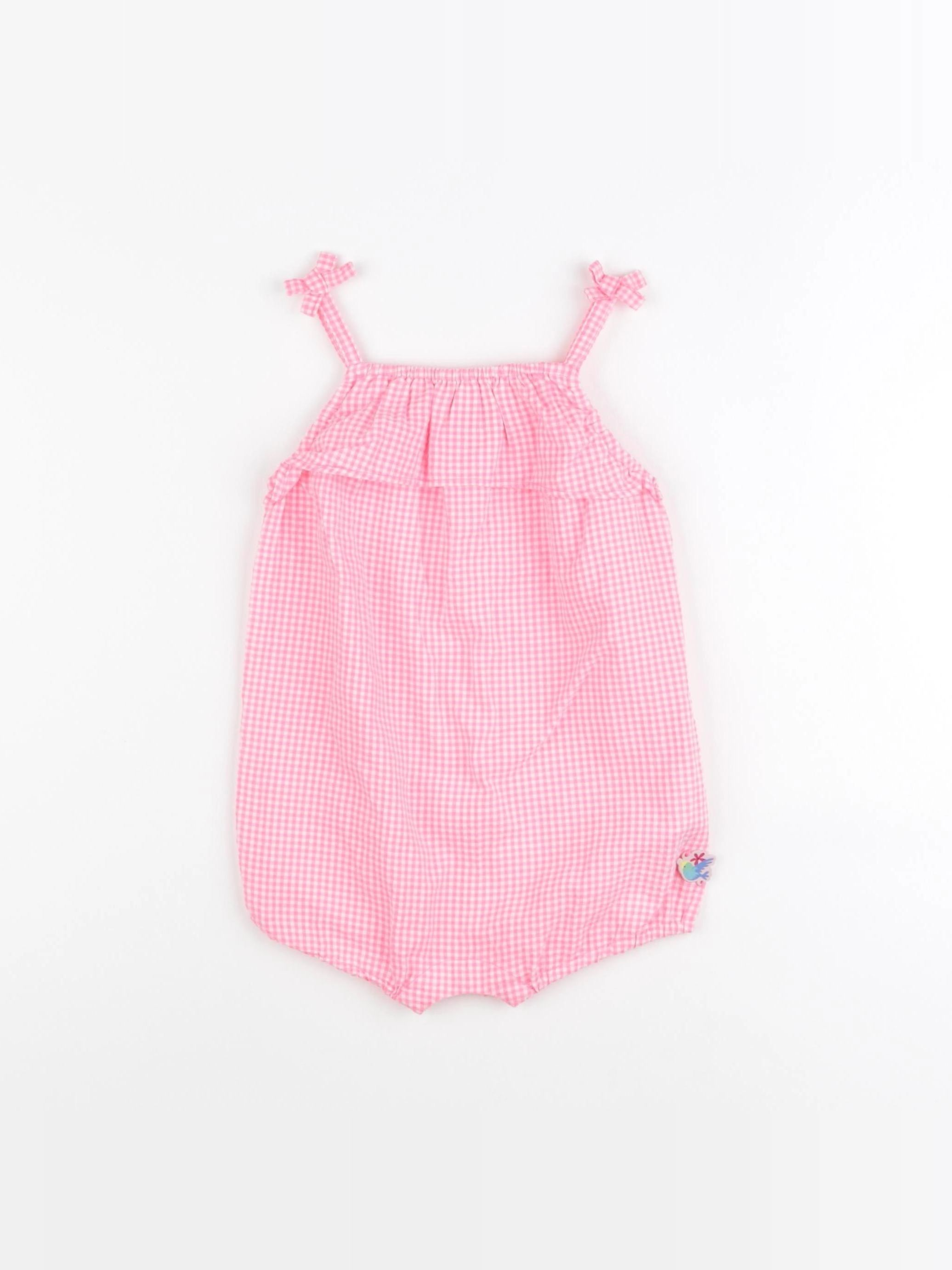 Sergent Major - combinaison blanc, rose - 12 mois
