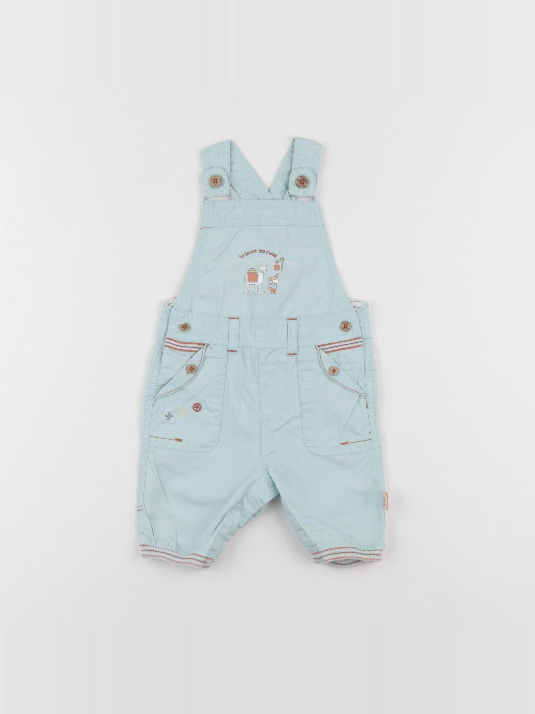 Sergent Major - salopette bleu - 6 mois