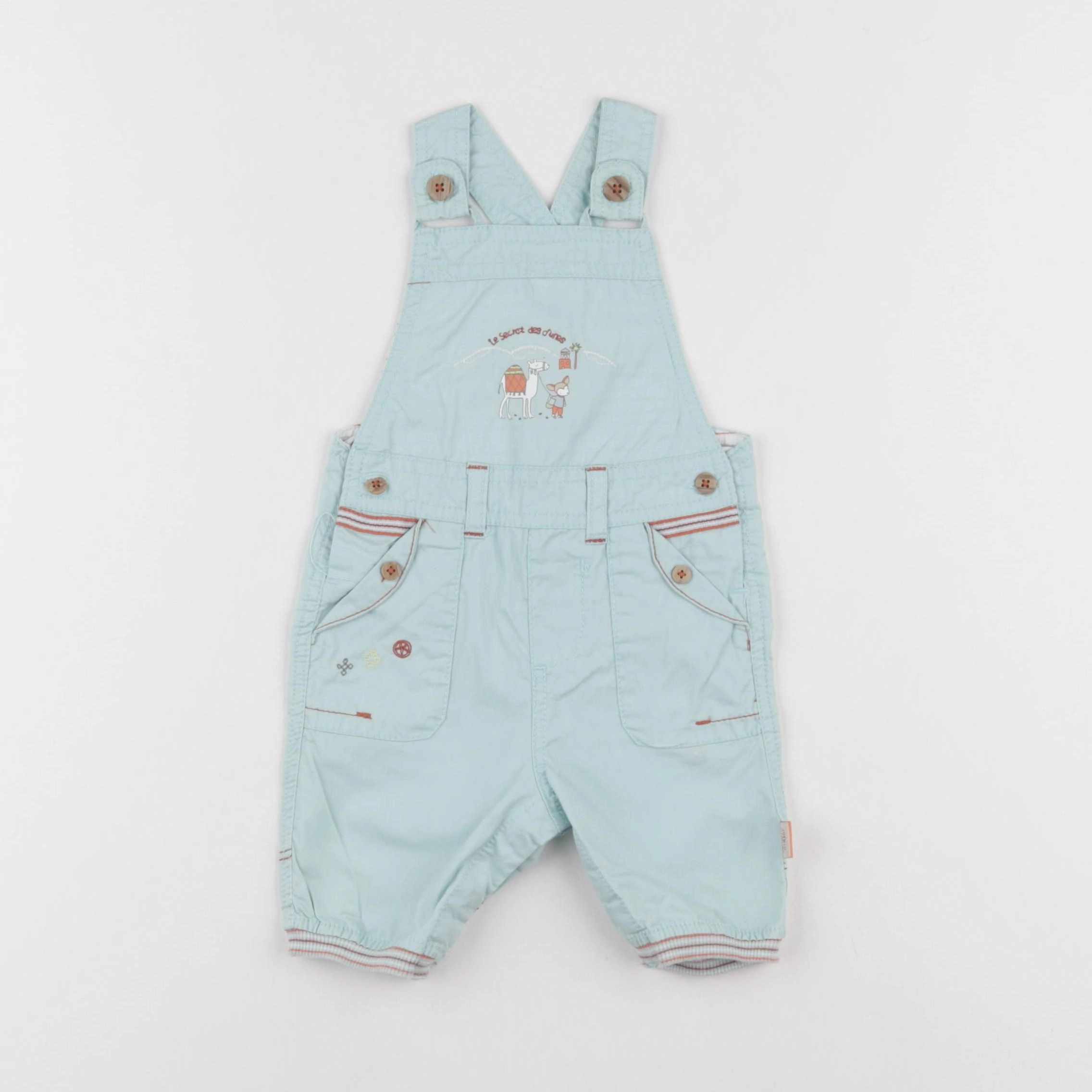 Sergent Major - salopette bleu - 6 mois