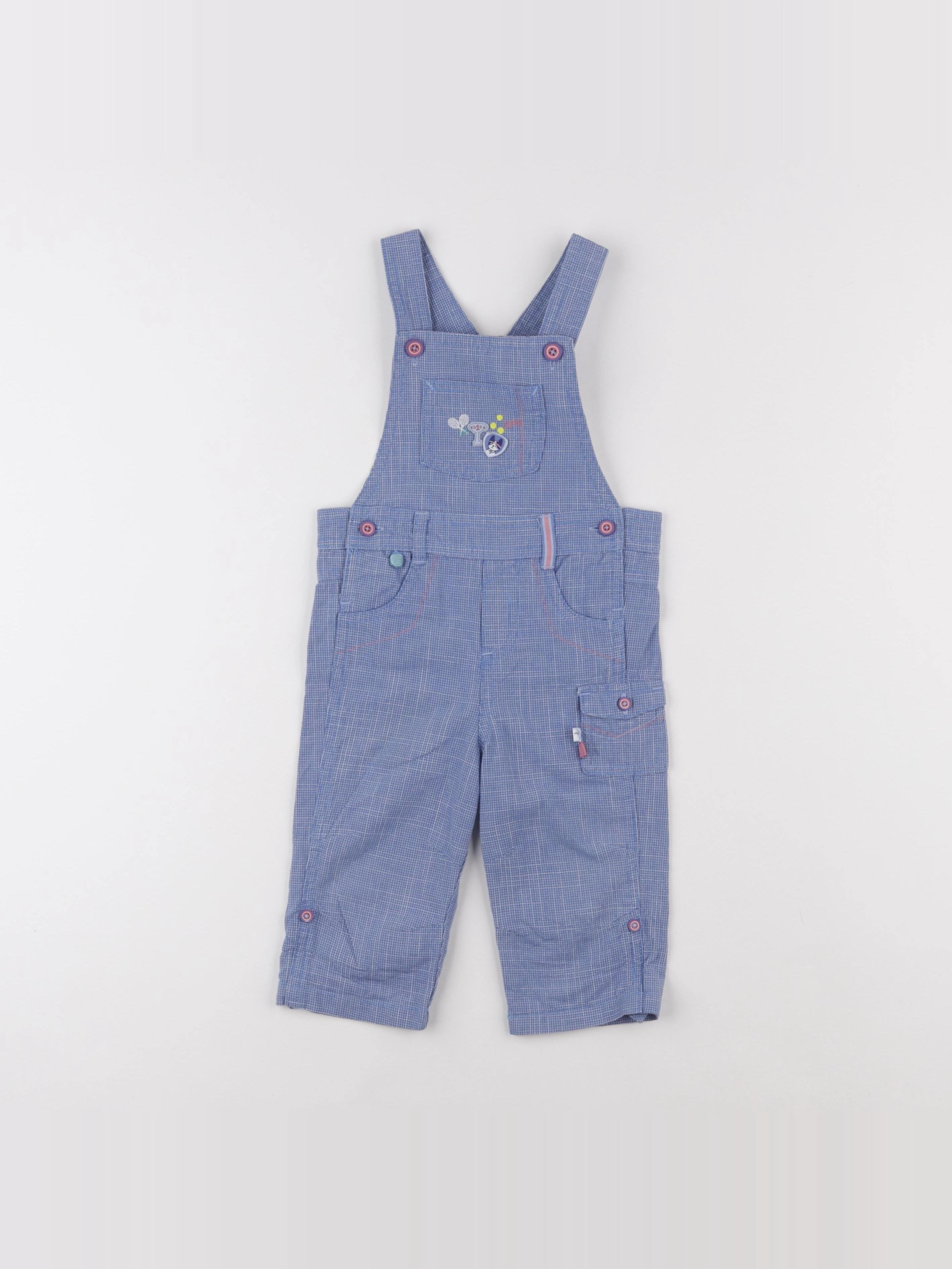Sergent Major - salopette bleu - 12 mois