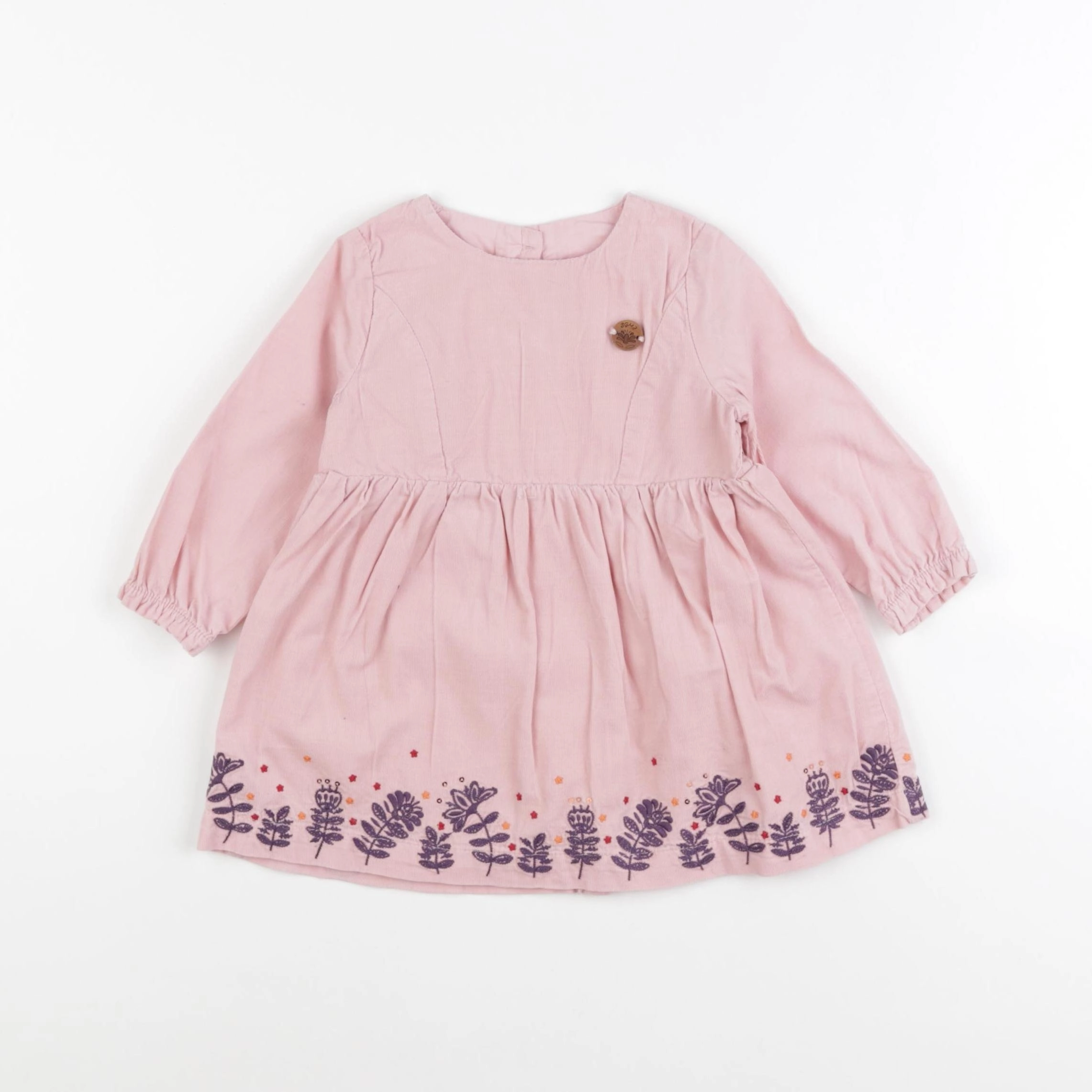 Sergent Major - robe rose - 12 mois