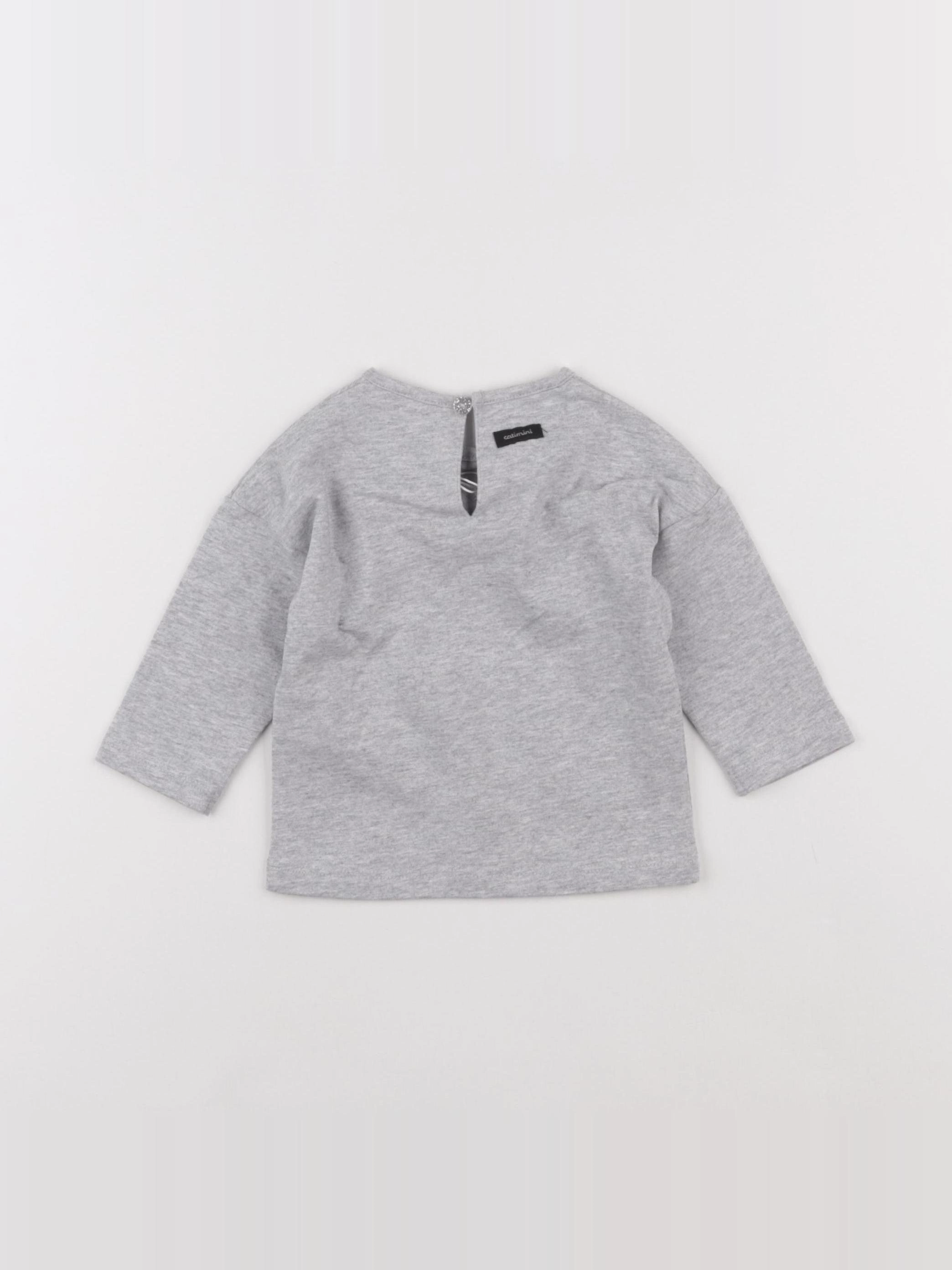 Catimini - tee-shirt gris - 6 mois