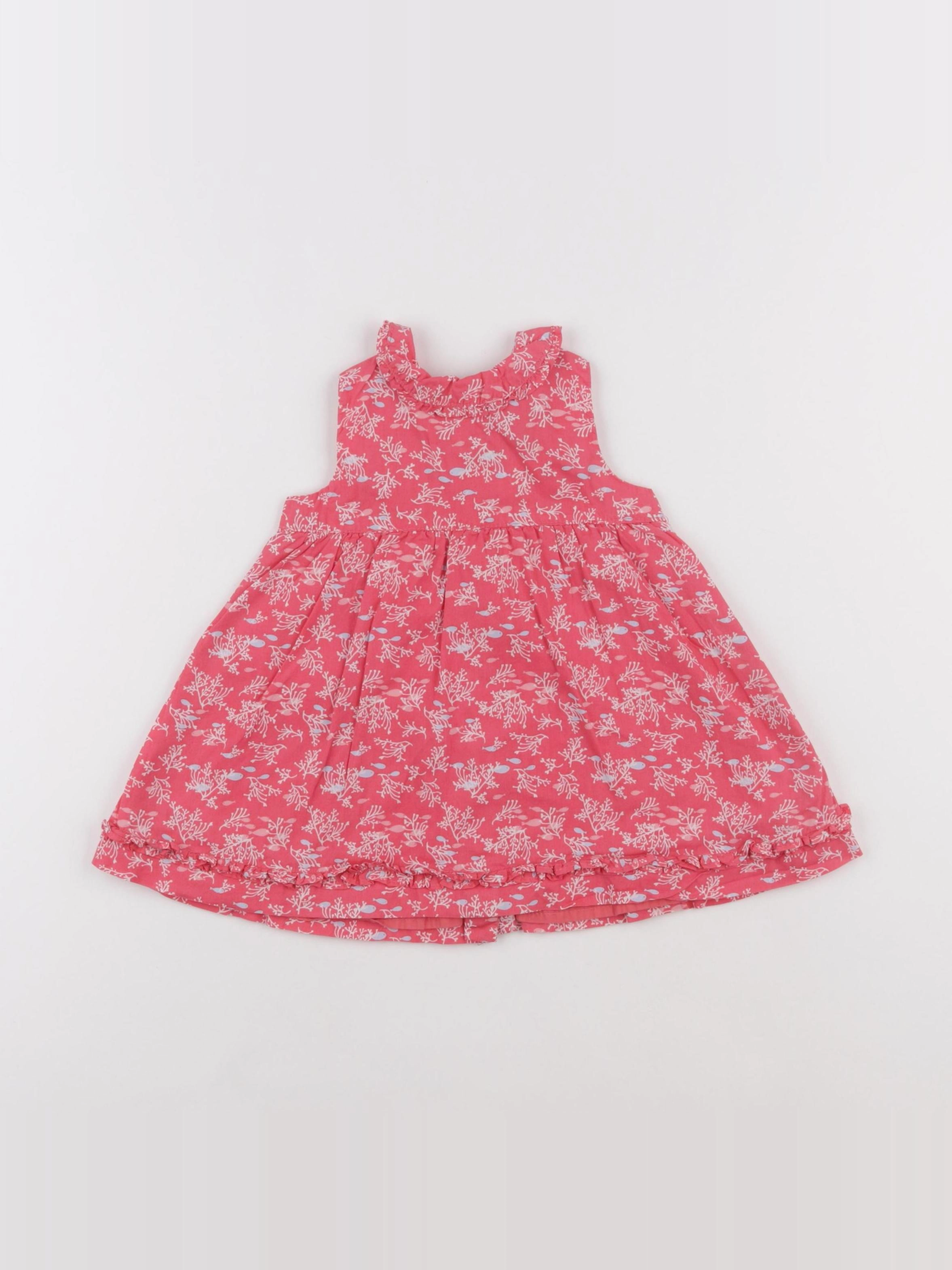 Sergent Major - robe rose - 6 mois