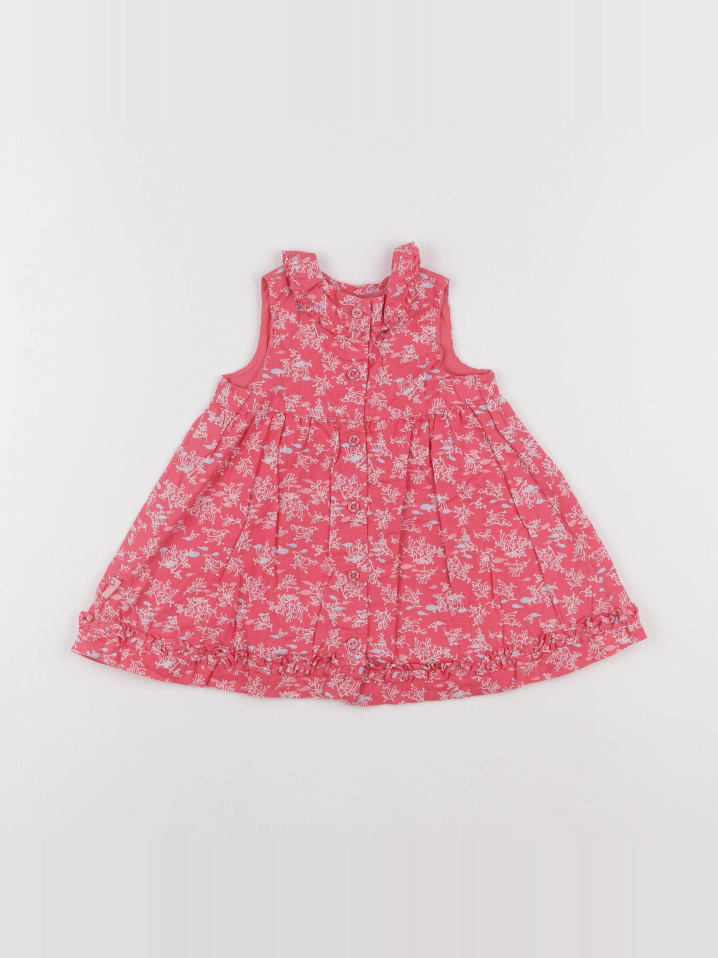 Sergent Major - robe rose - 6 mois