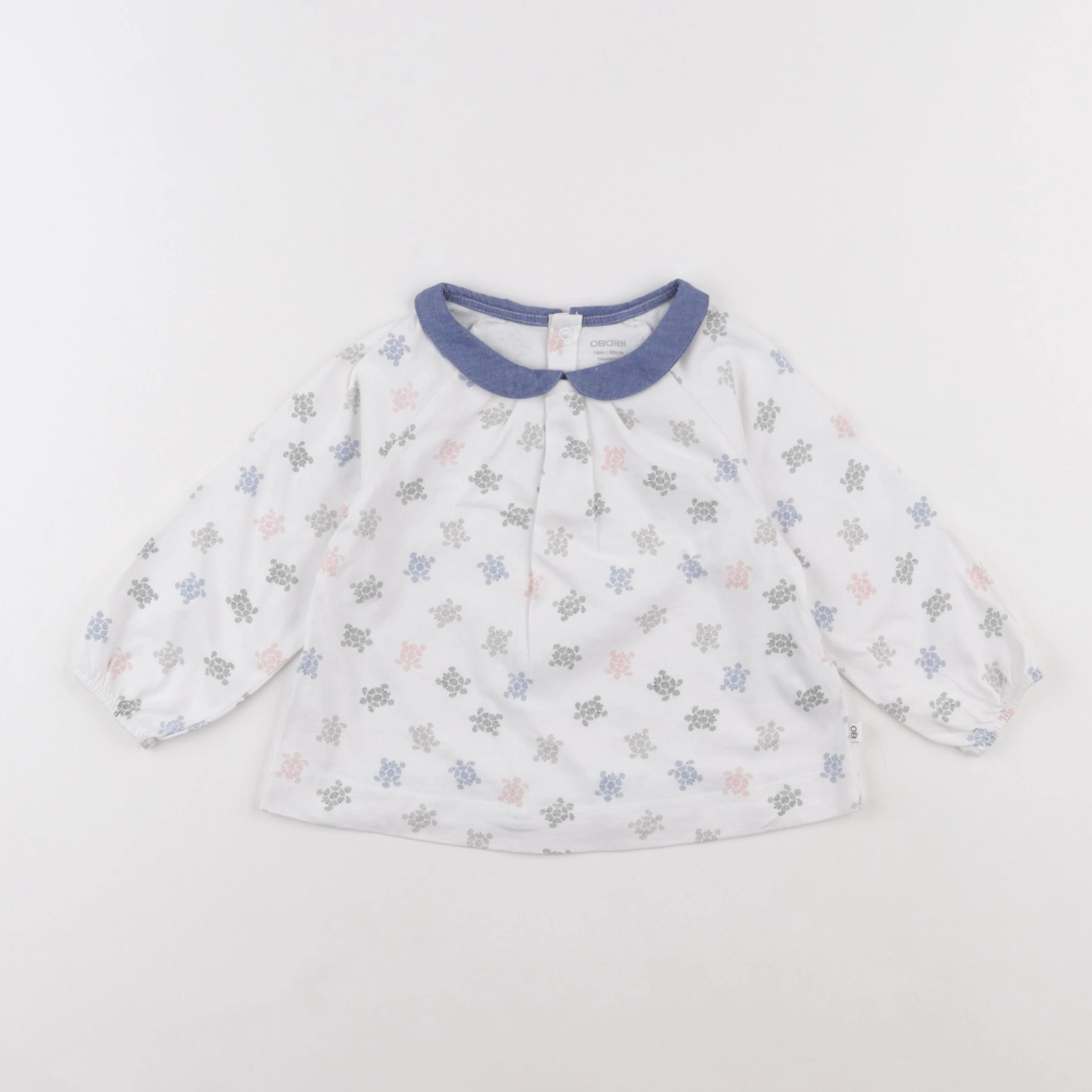 Obaïbi - tee-shirt multicolore - 18 mois