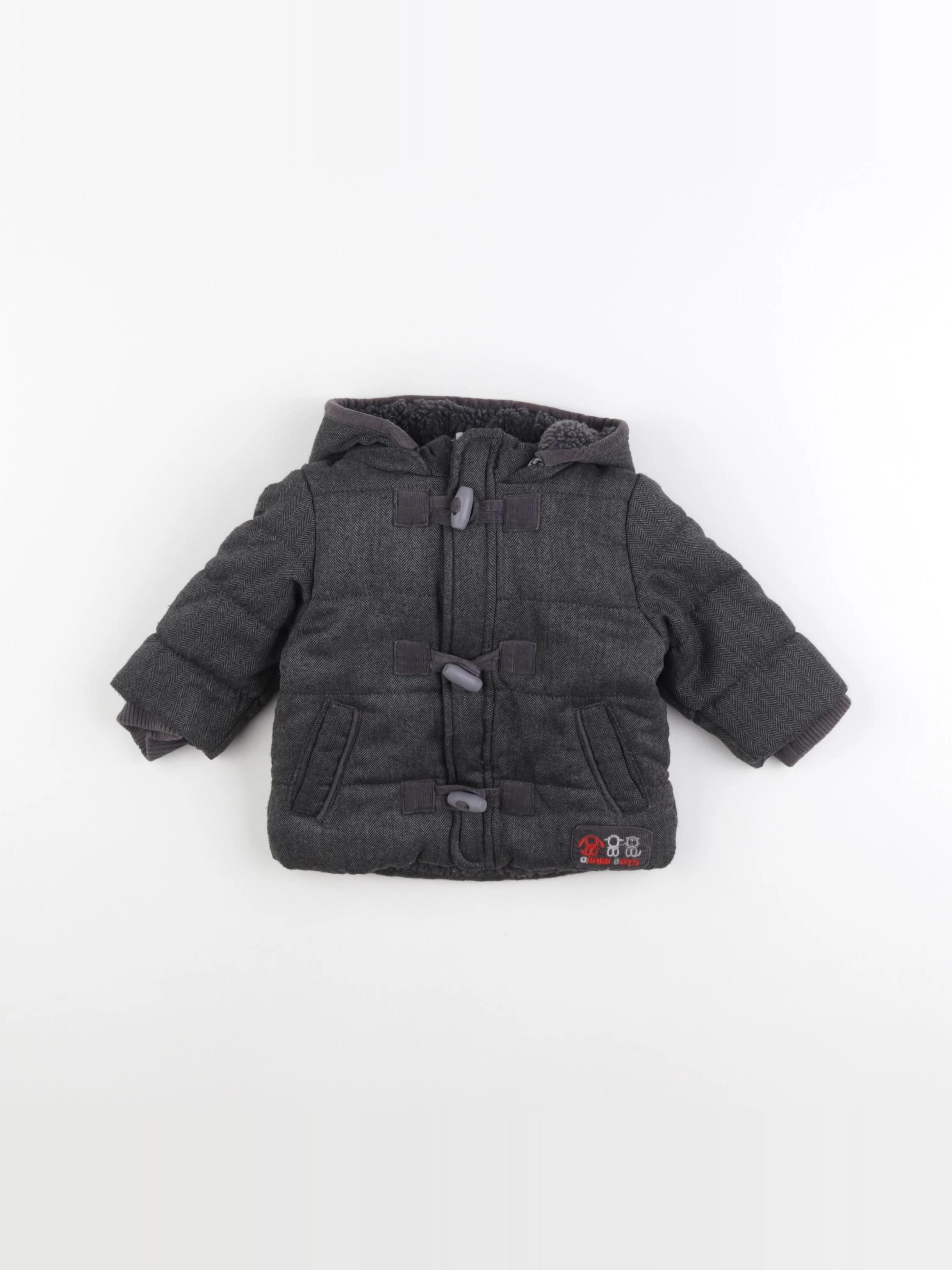 Obaïbi - manteau gris - 6 mois