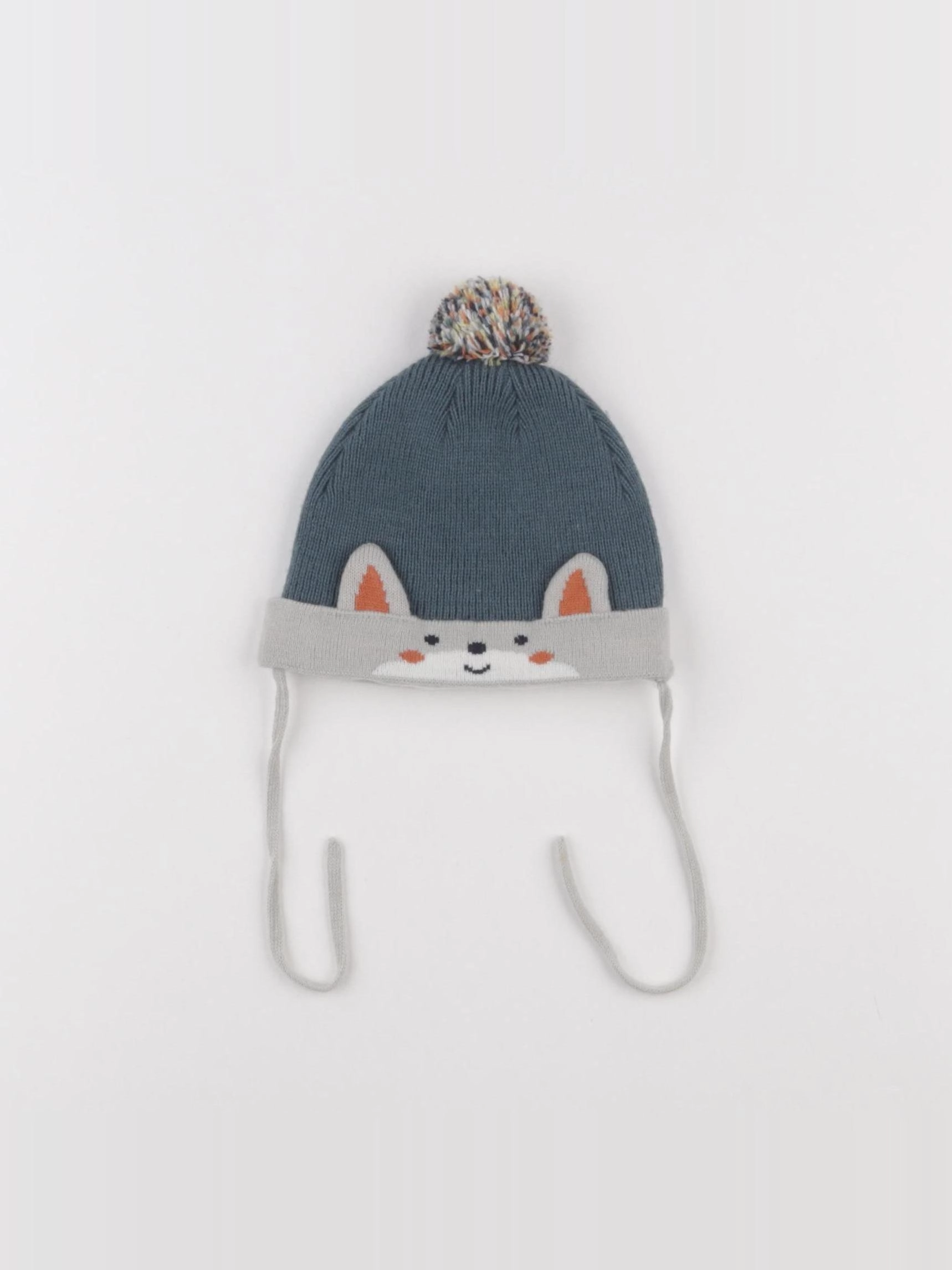 Sergent Major - bonnet bleu, gris - 6 mois