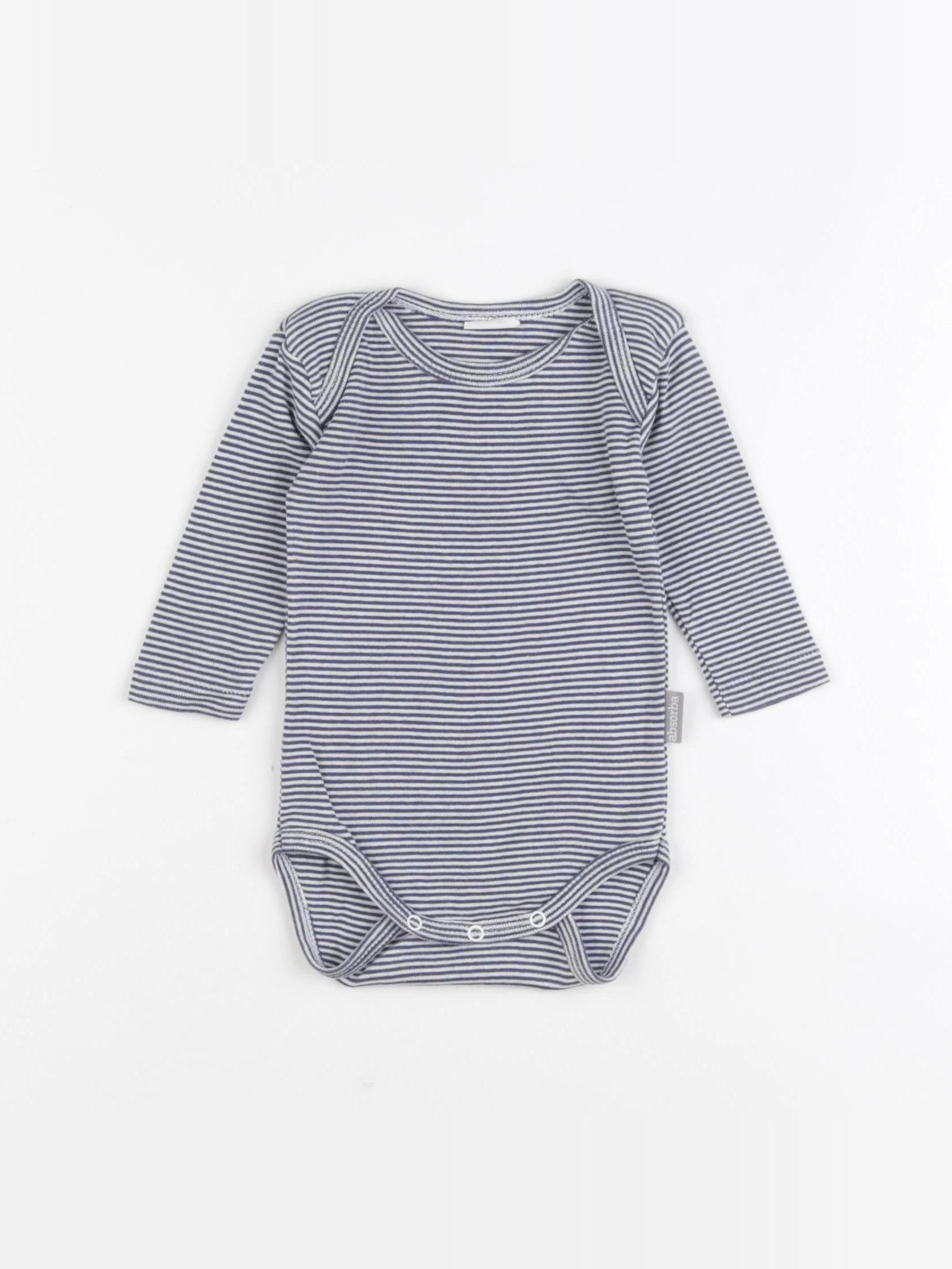 Absorba - body blanc, bleu - 3 mois