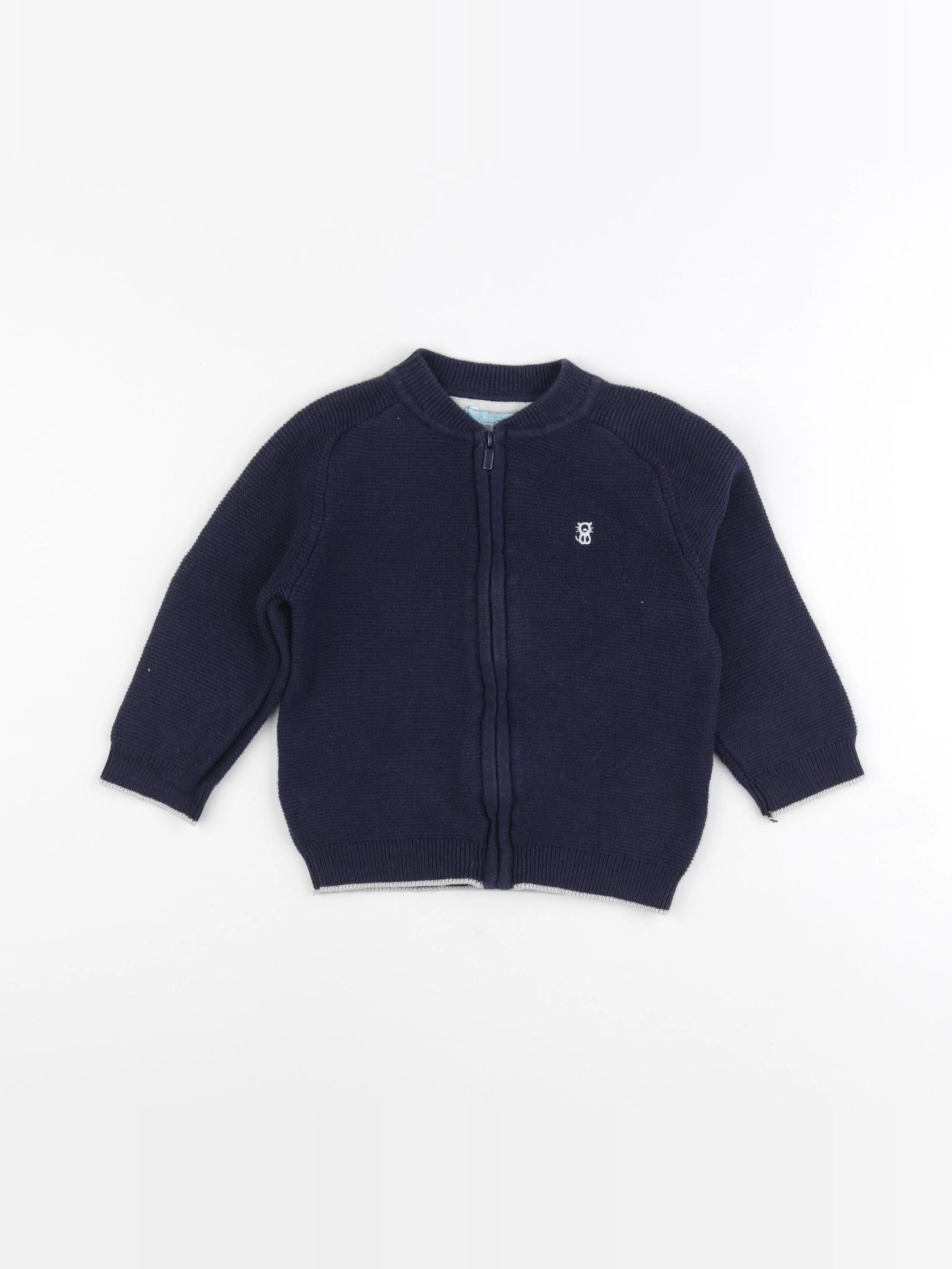 Obaïbi - gilet bleu - 18 mois
