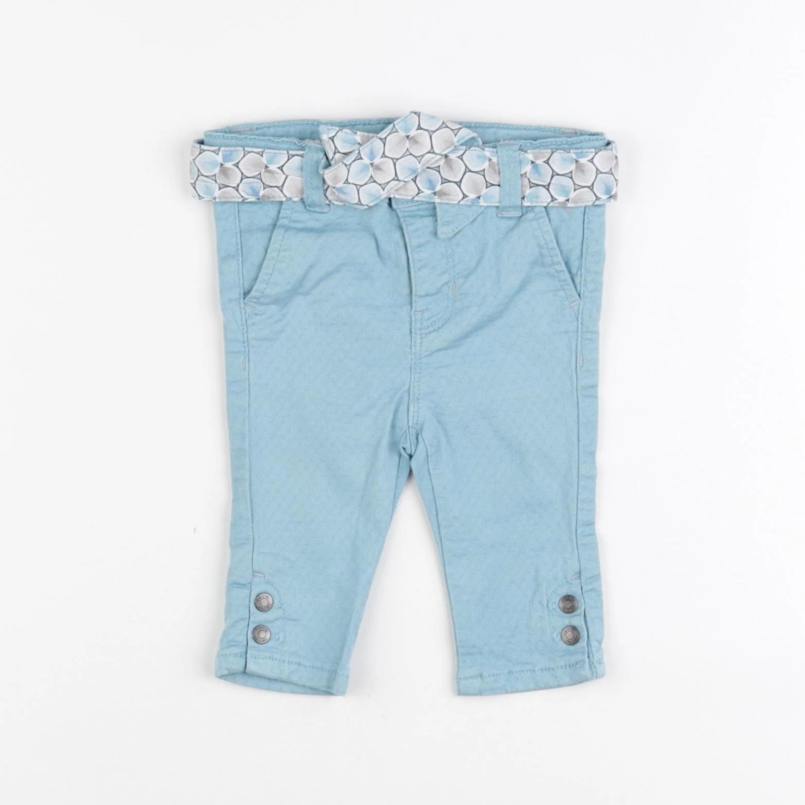 Obaïbi - pantalon bleu - 3 mois