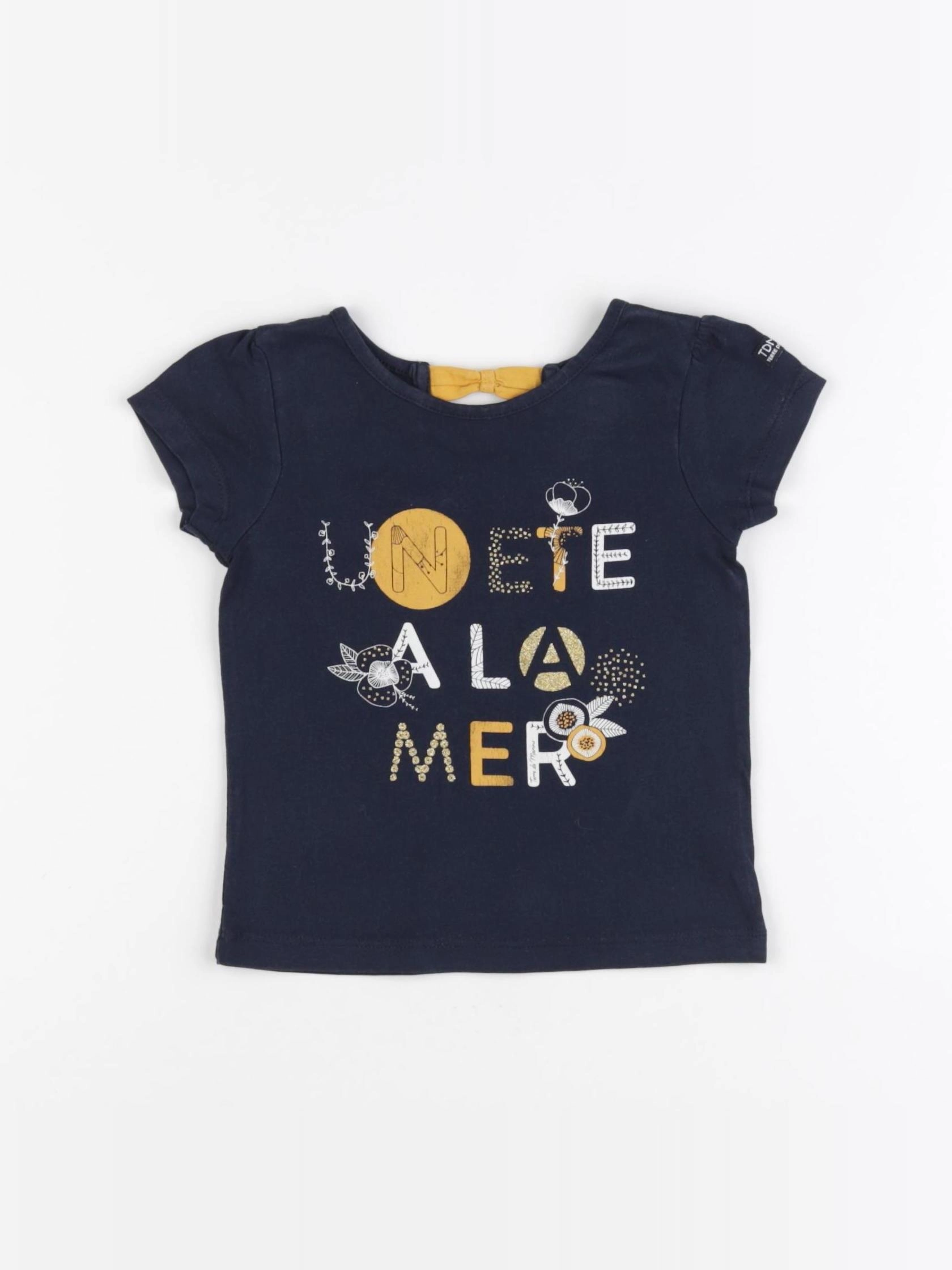 Terre de marins - tee-shirt bleu - 2 ans