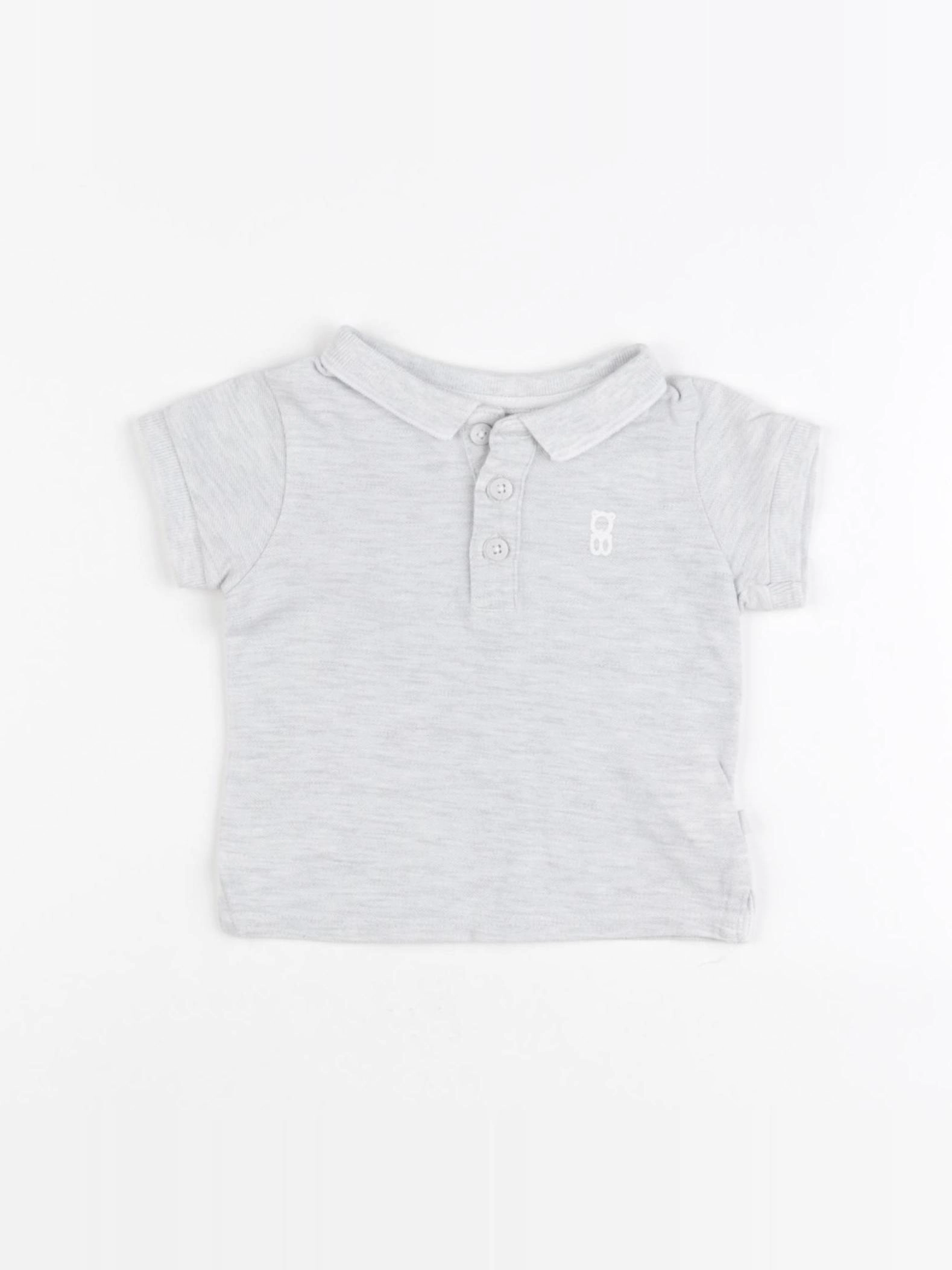 Obaïbi - polo gris - 3 mois