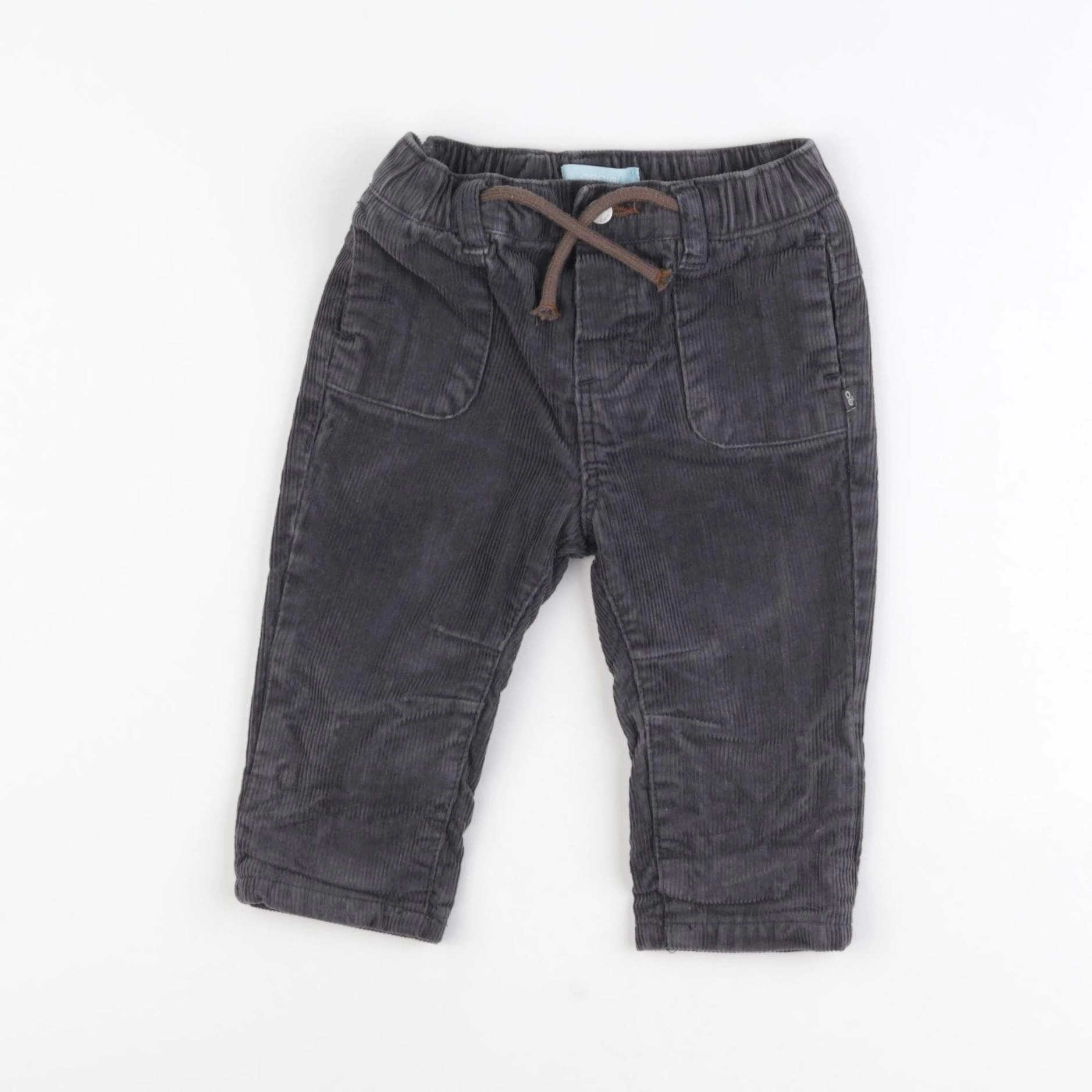 Obaïbi - pantalon gris - 6 mois