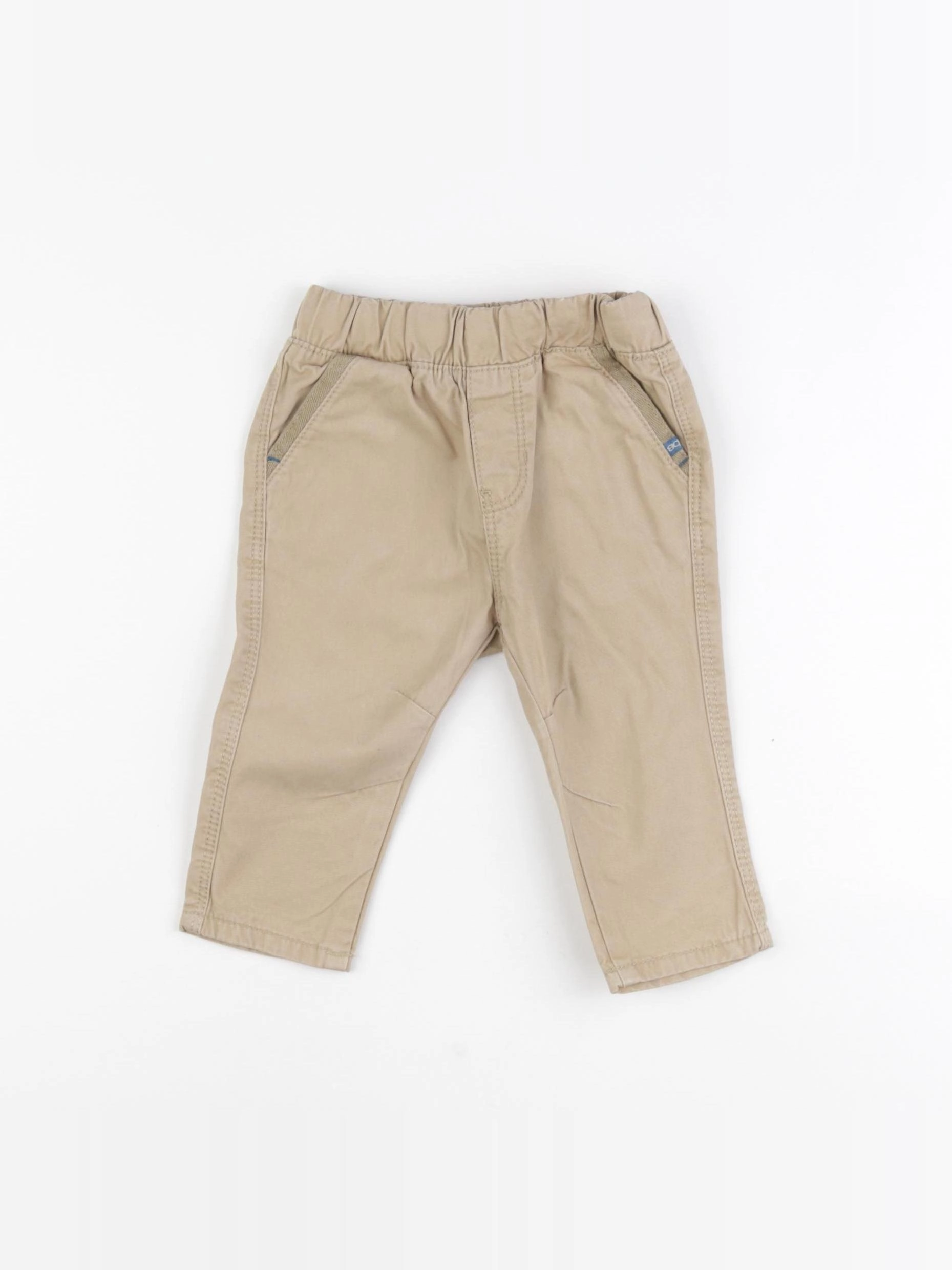 Obaïbi - pantalon beige - 6 mois