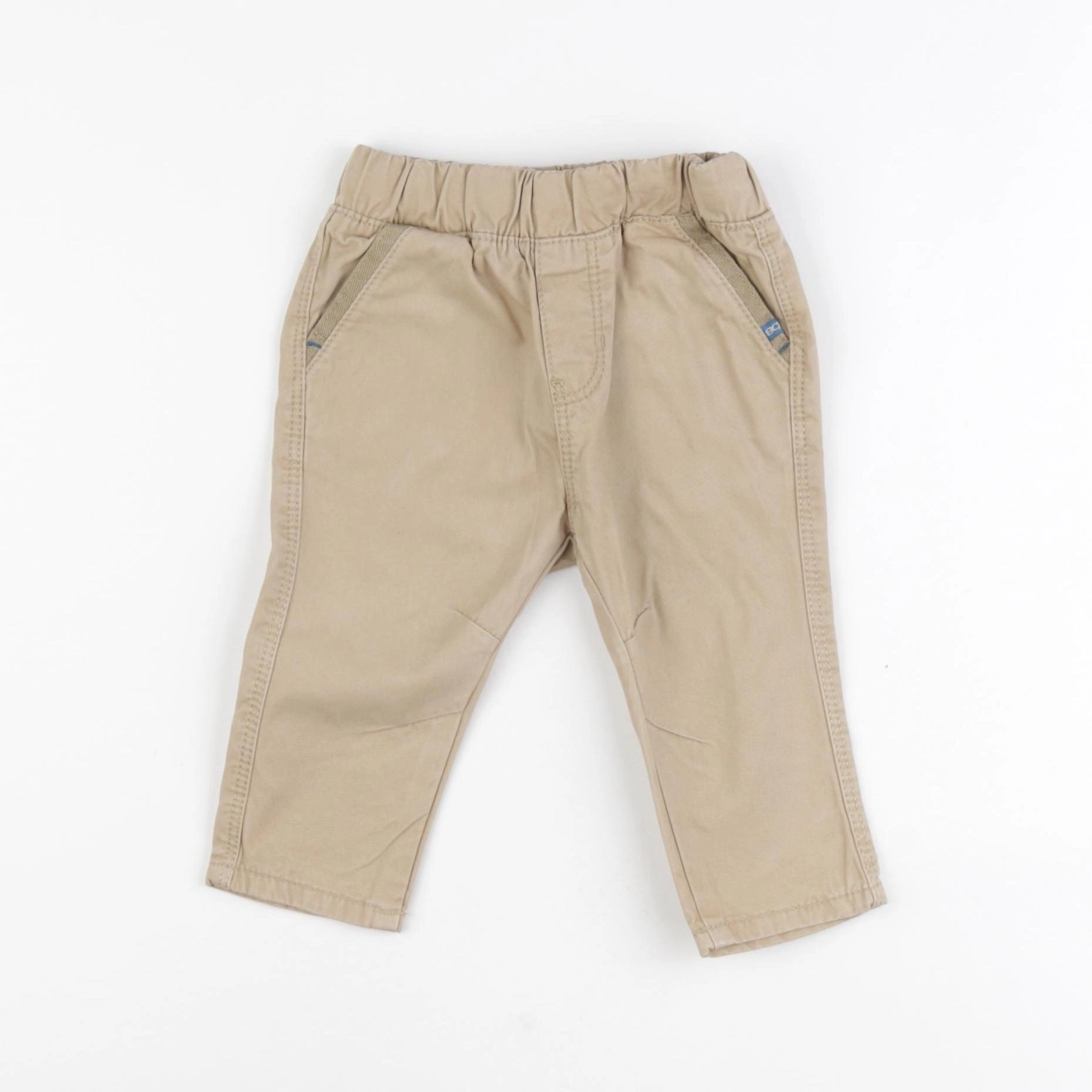 Obaïbi - pantalon beige - 6 mois