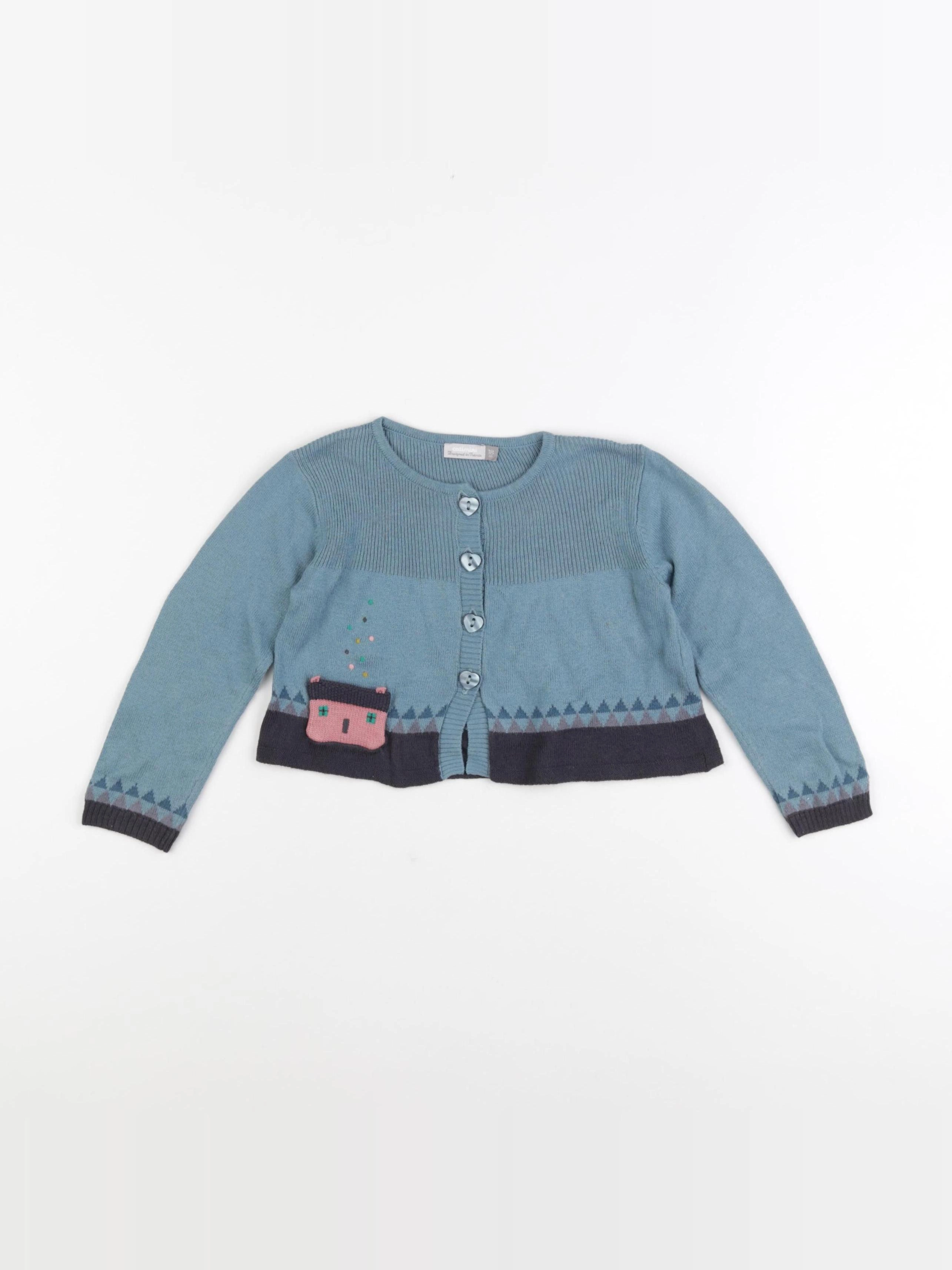 Catimini - gilet bleu - 18 mois