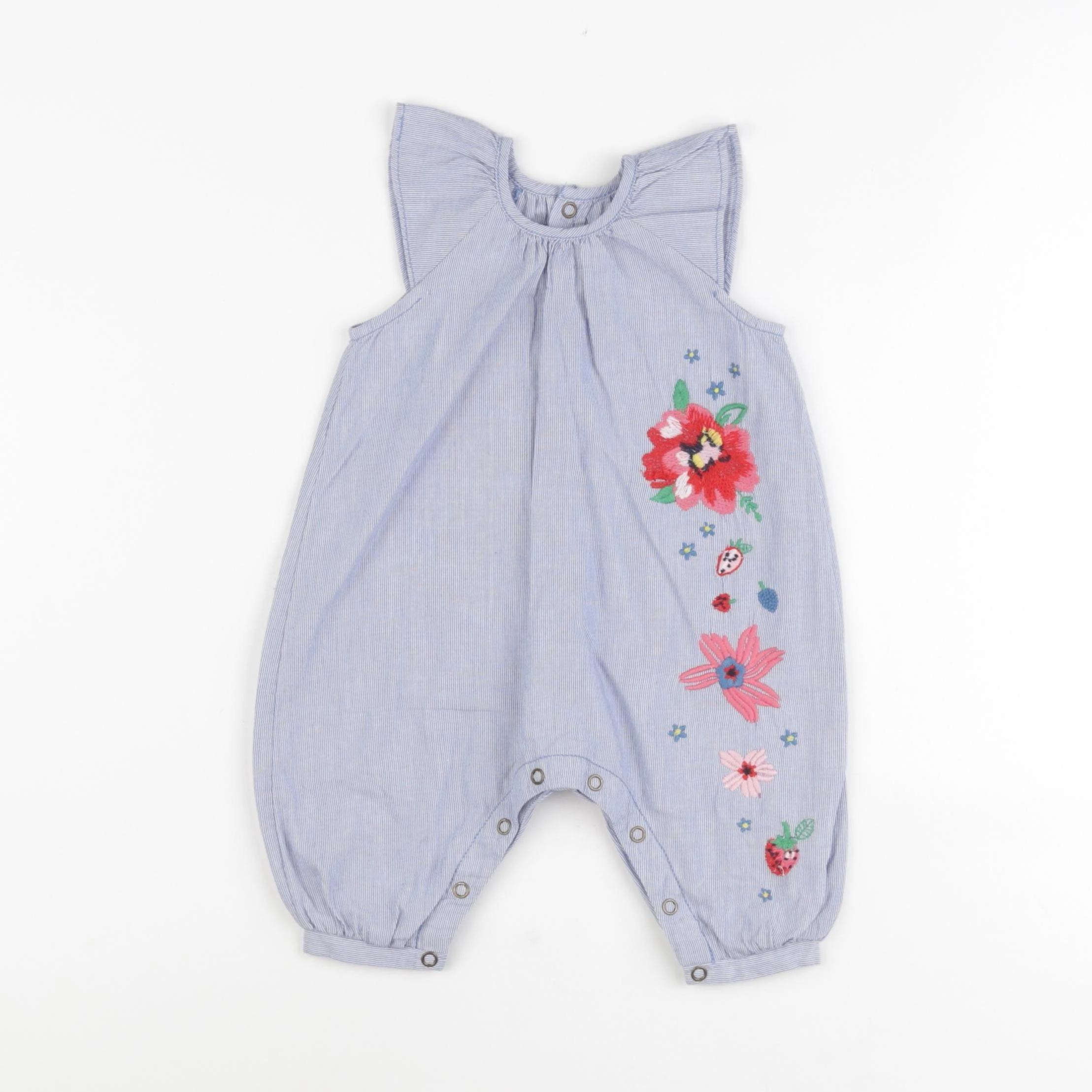 Catimini - combinaison blanc, bleu - 3 mois