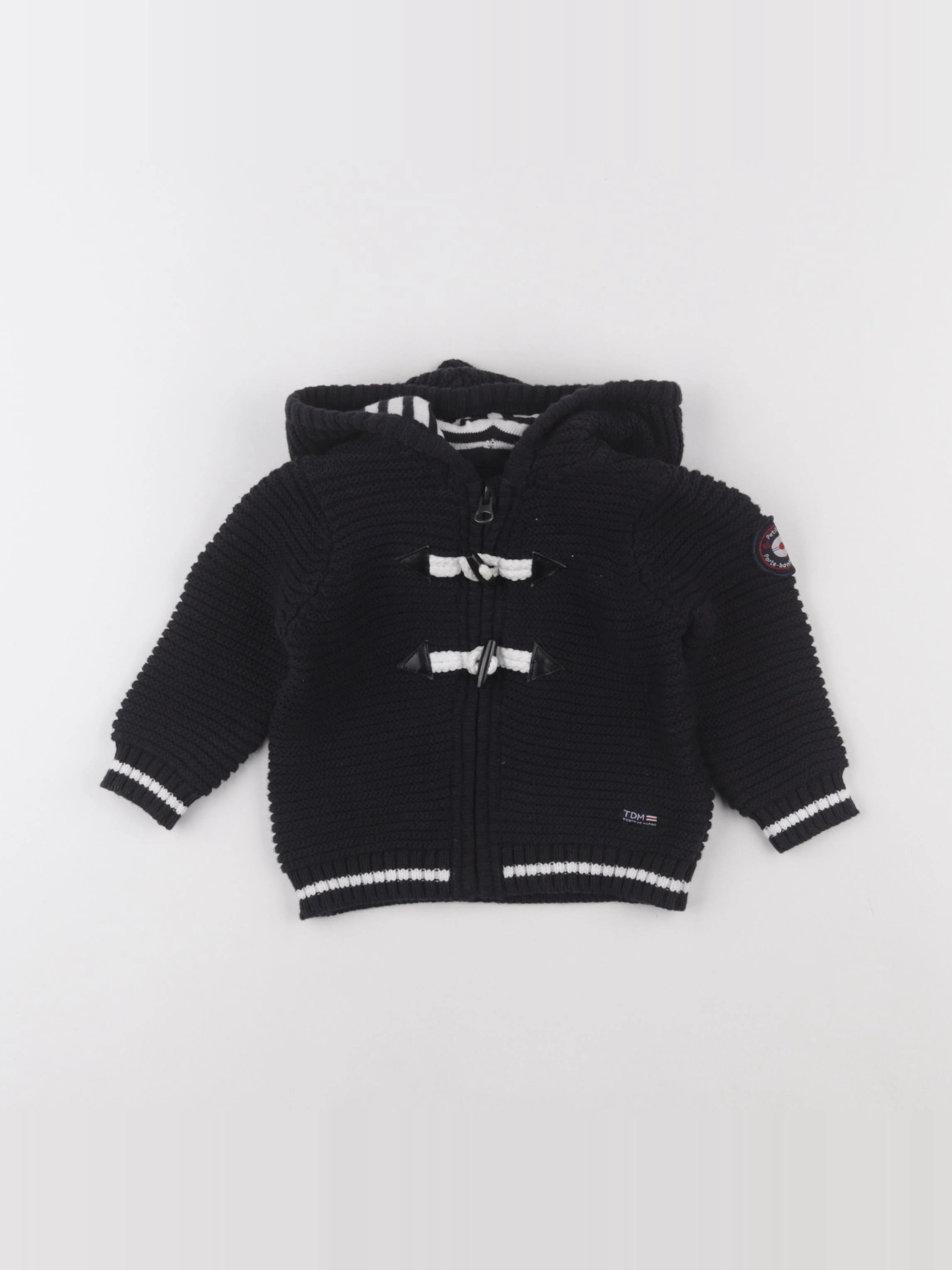 Terre de marins - gilet bleu - 6 mois