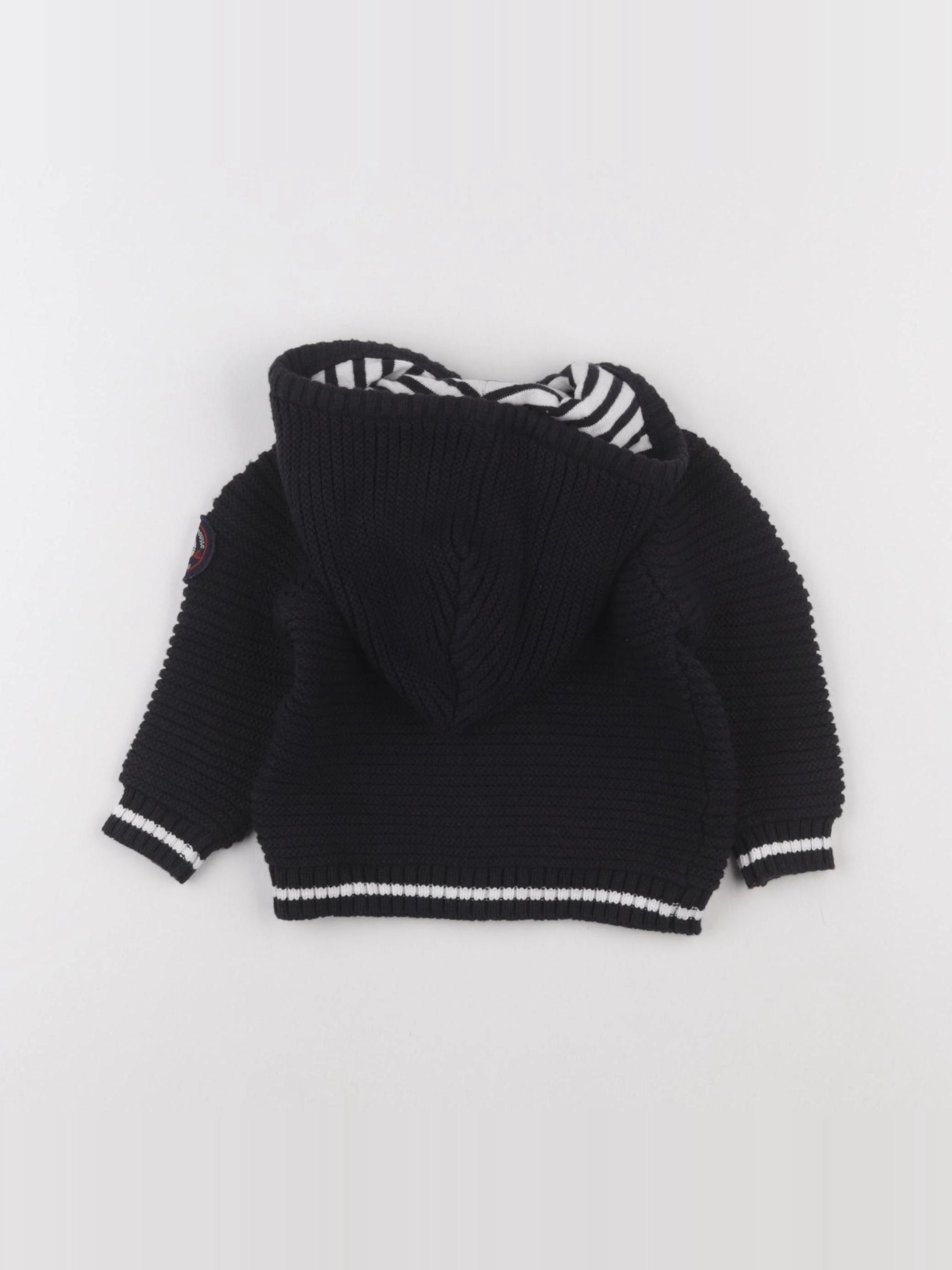 Terre de marins - gilet bleu - 6 mois