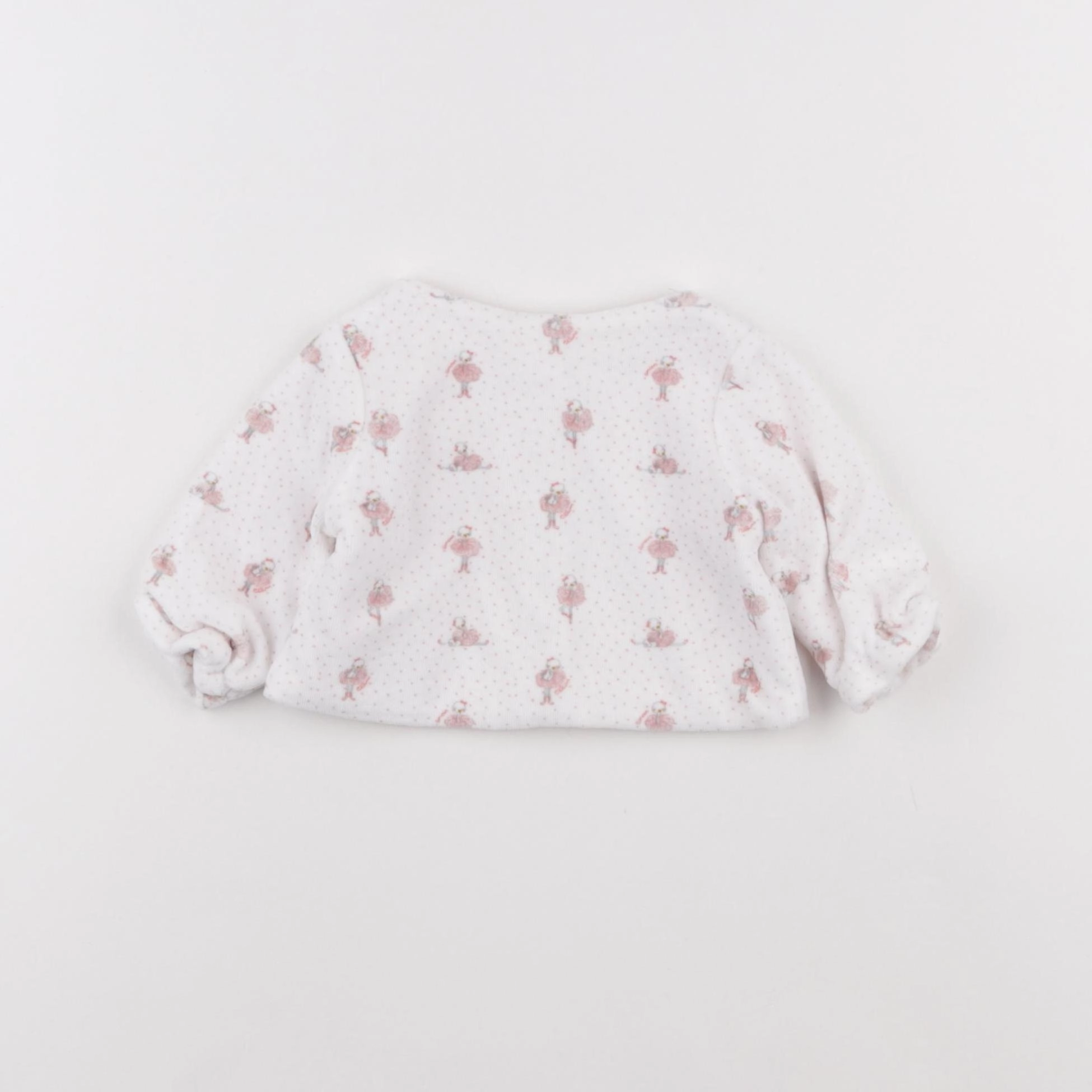 Sergent Major - gilet rose - 1 mois