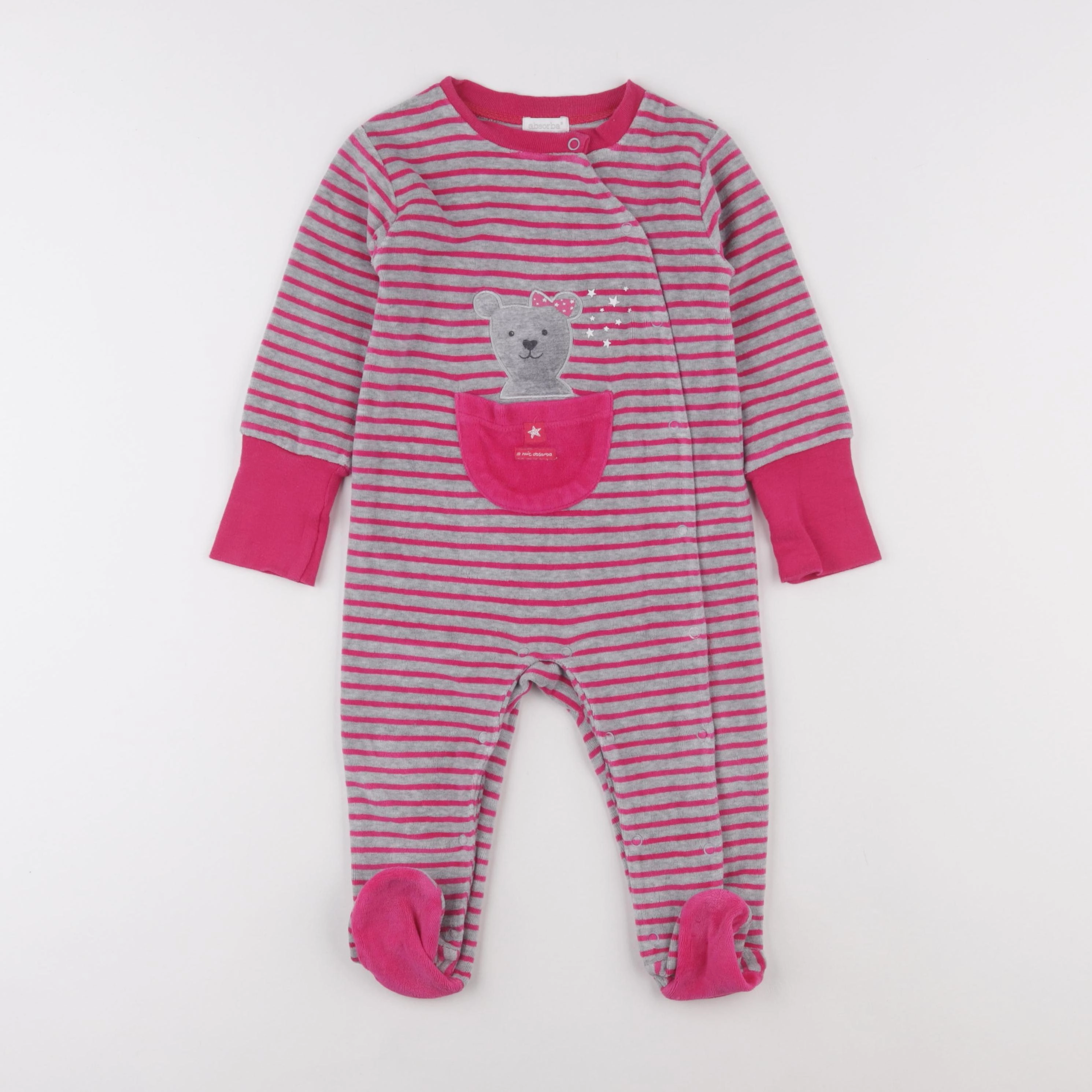 Absorba - pyjama velours rose - 18 mois