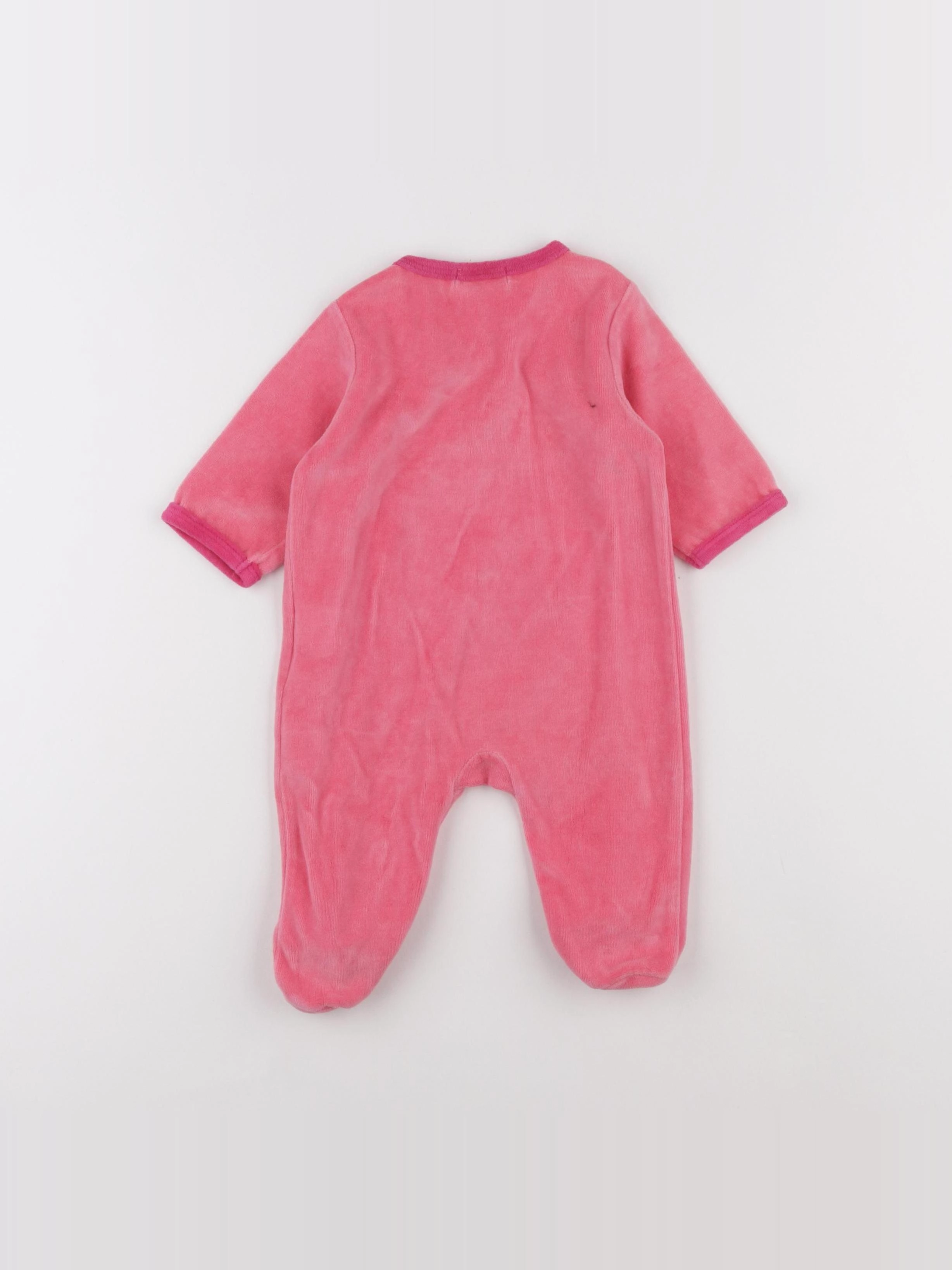 DPAM - pyjama velours rose - 3 mois