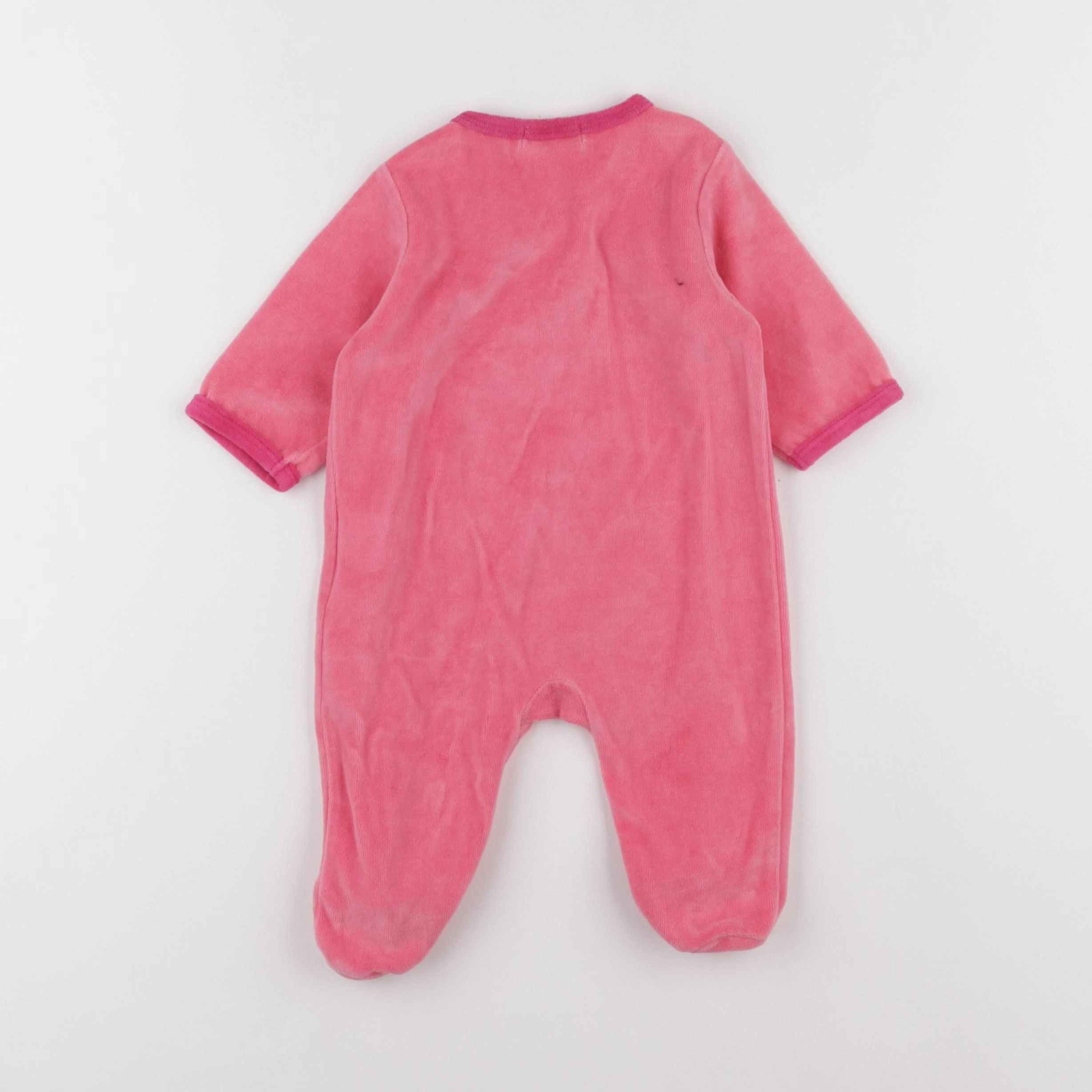 DPAM - pyjama velours rose - 3 mois