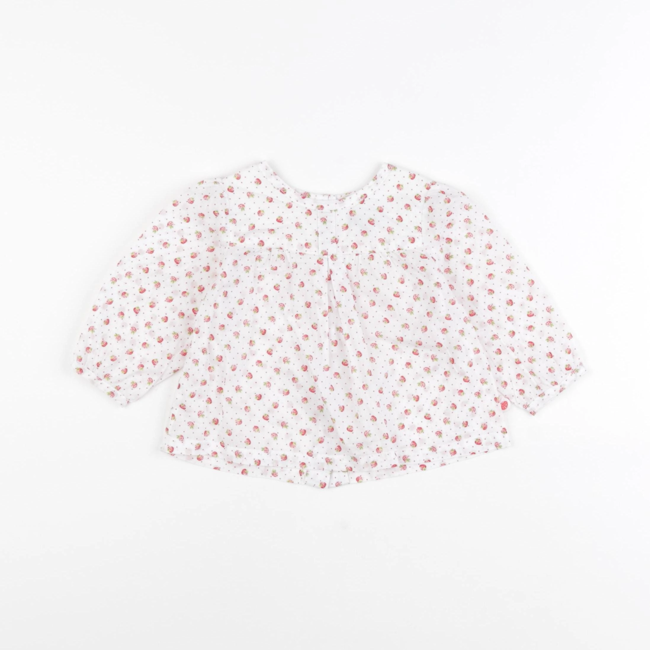 Sergent Major - blouse rouge - 6 mois