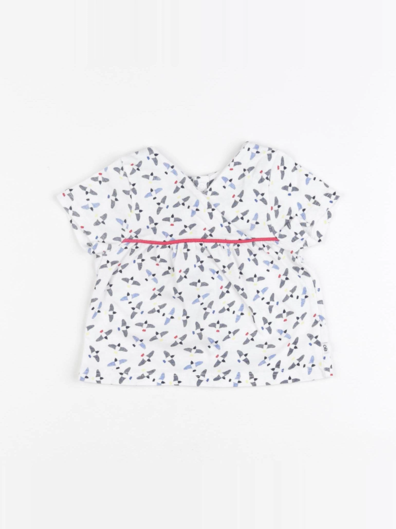 Obaïbi - tee-shirt multicolore - 3 mois