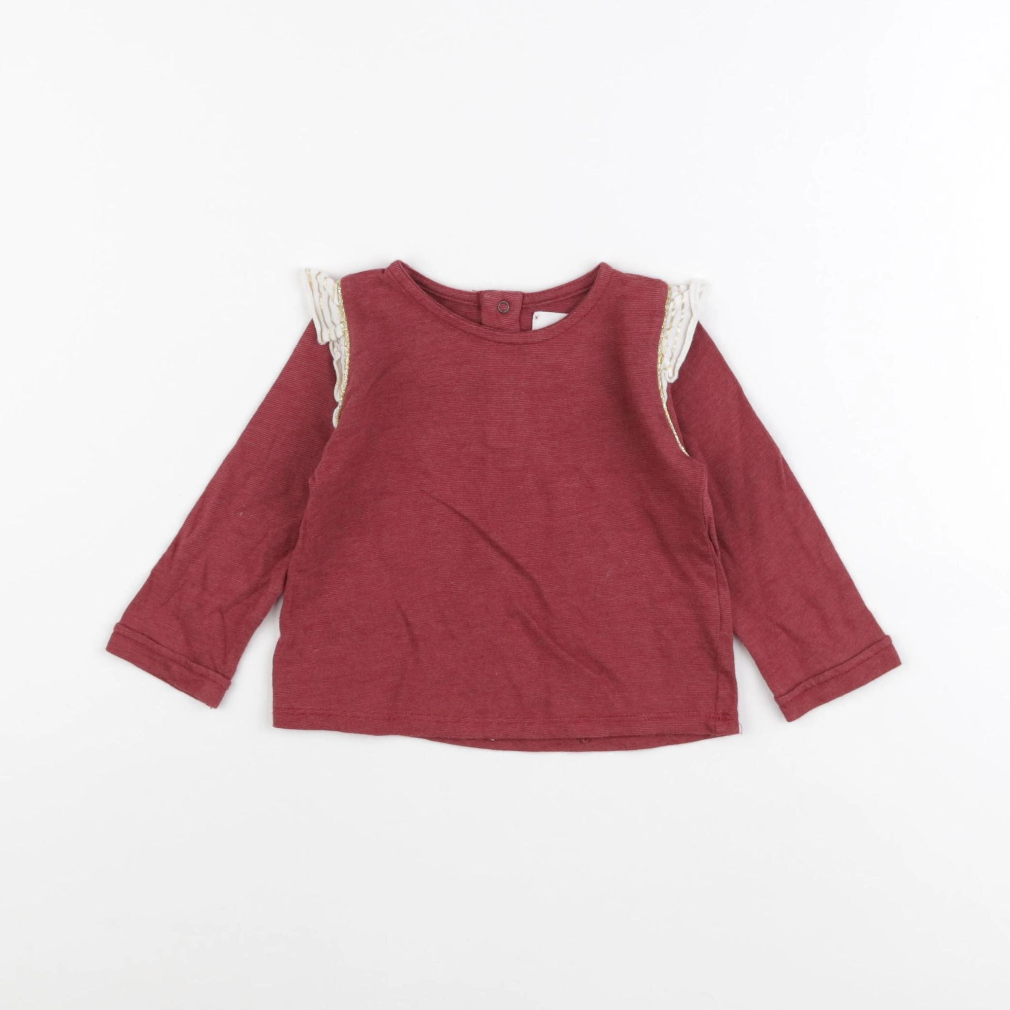 Blune - tee-shirt rouge - 12 mois