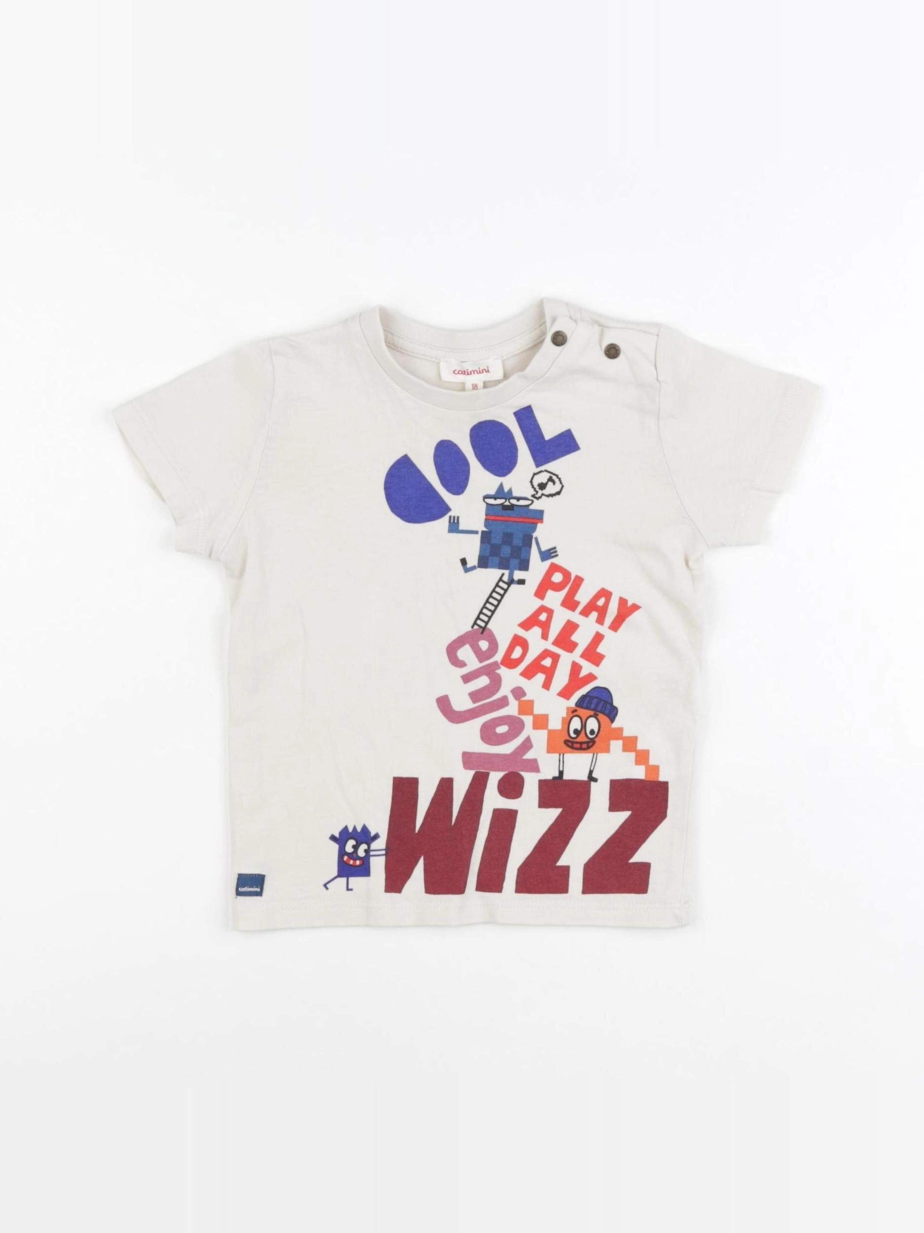 Catimini - tee-shirt multicolore - 18 mois