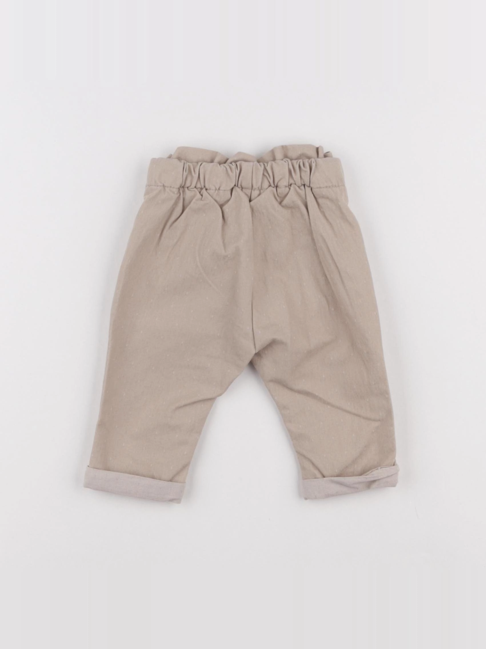 Obaïbi - pantalon beige - 3 mois