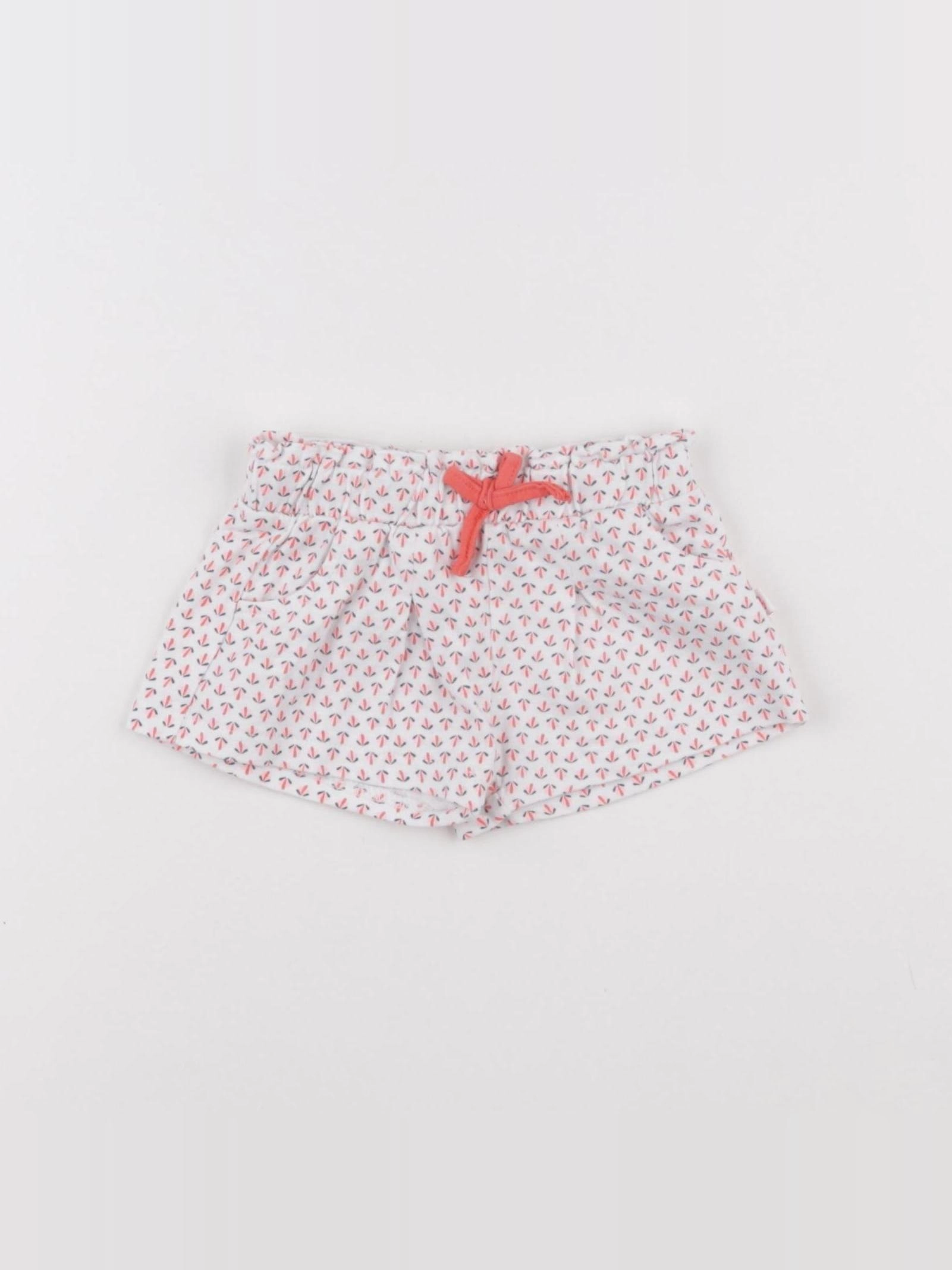 Obaïbi - short blanc - 3 mois