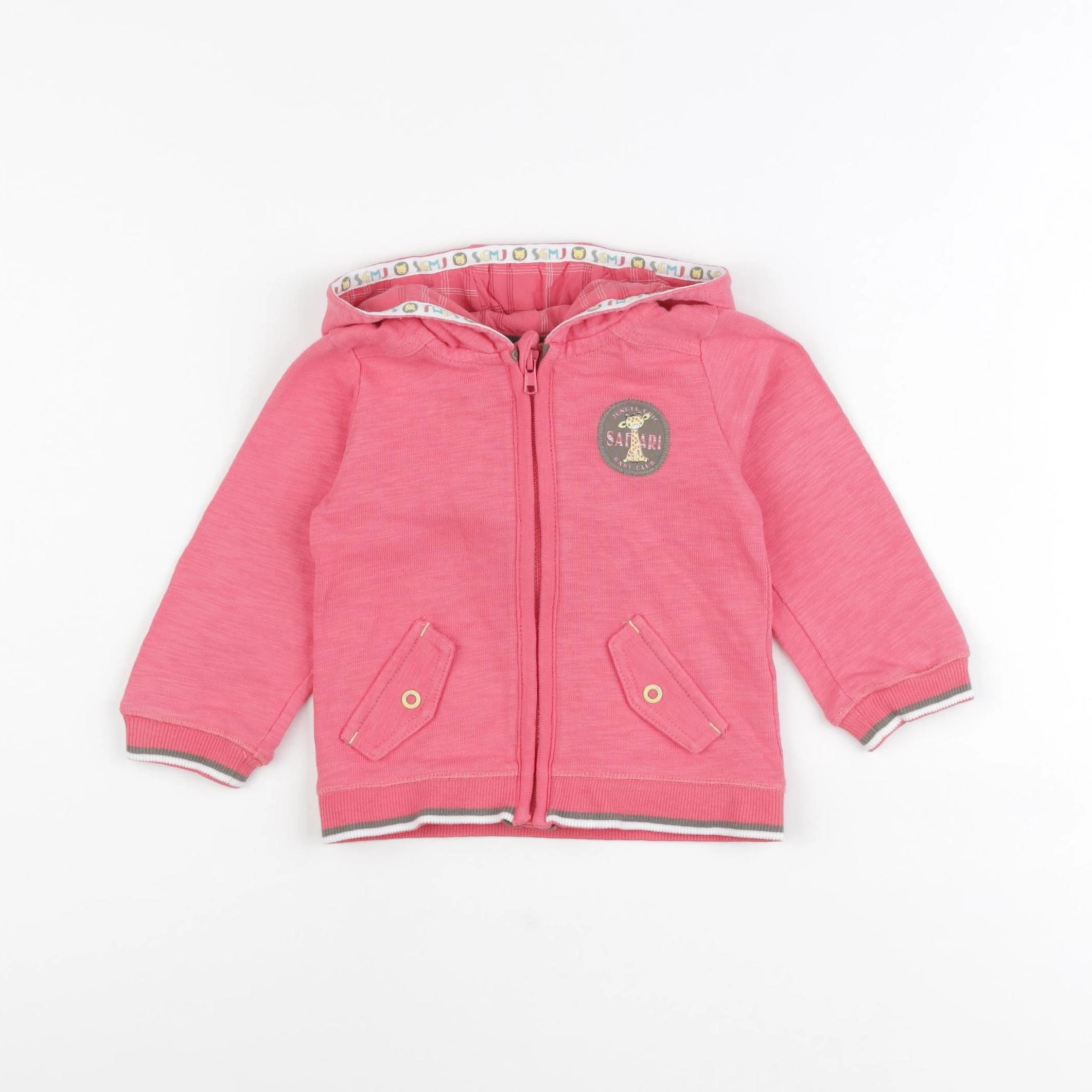 Sergent Major - sweat rose - 9 mois