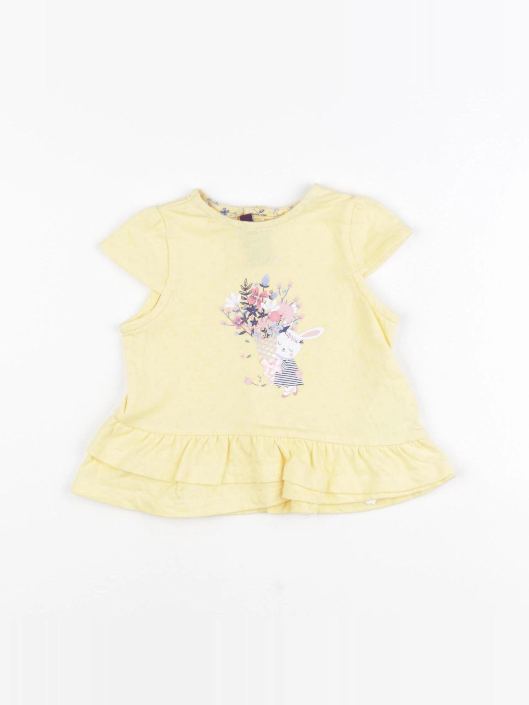 Sergent Major - tee-shirt jaune - 6 mois