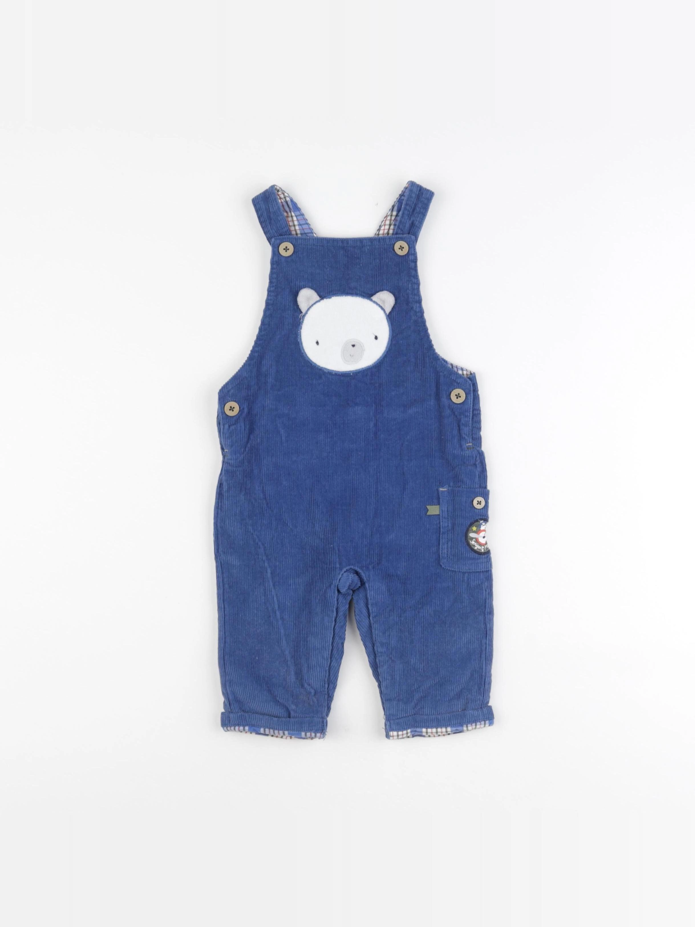 Sergent Major - salopette bleu - 6 mois