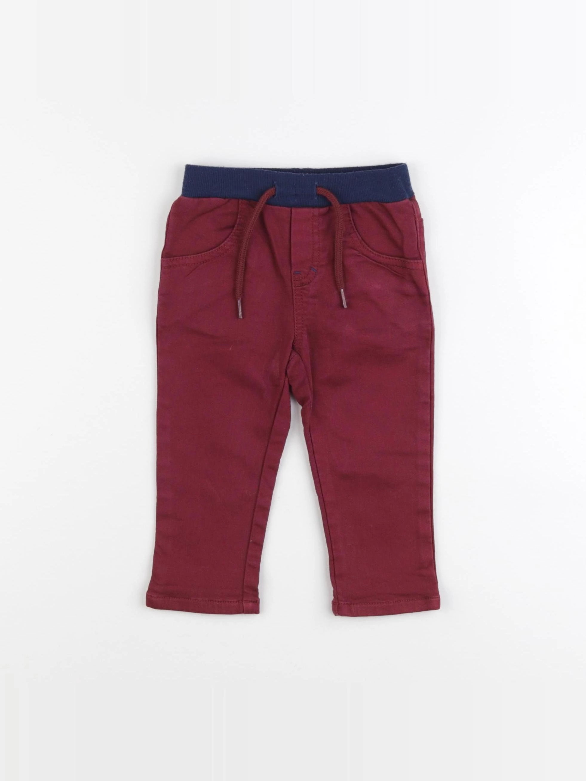 Absorba - pantalon rouge, bleu - 12 mois