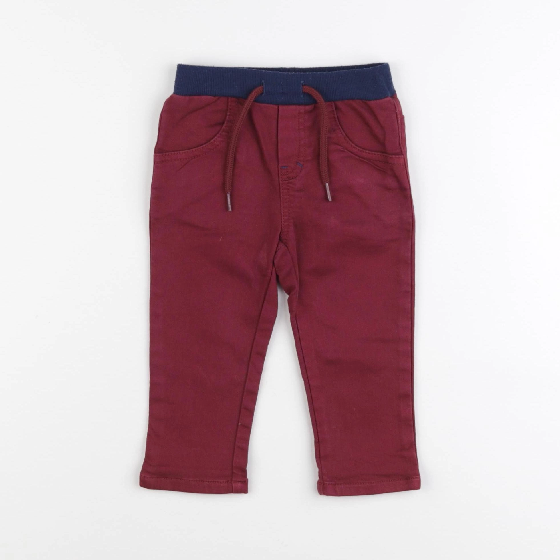 Absorba - pantalon rouge, bleu - 12 mois
