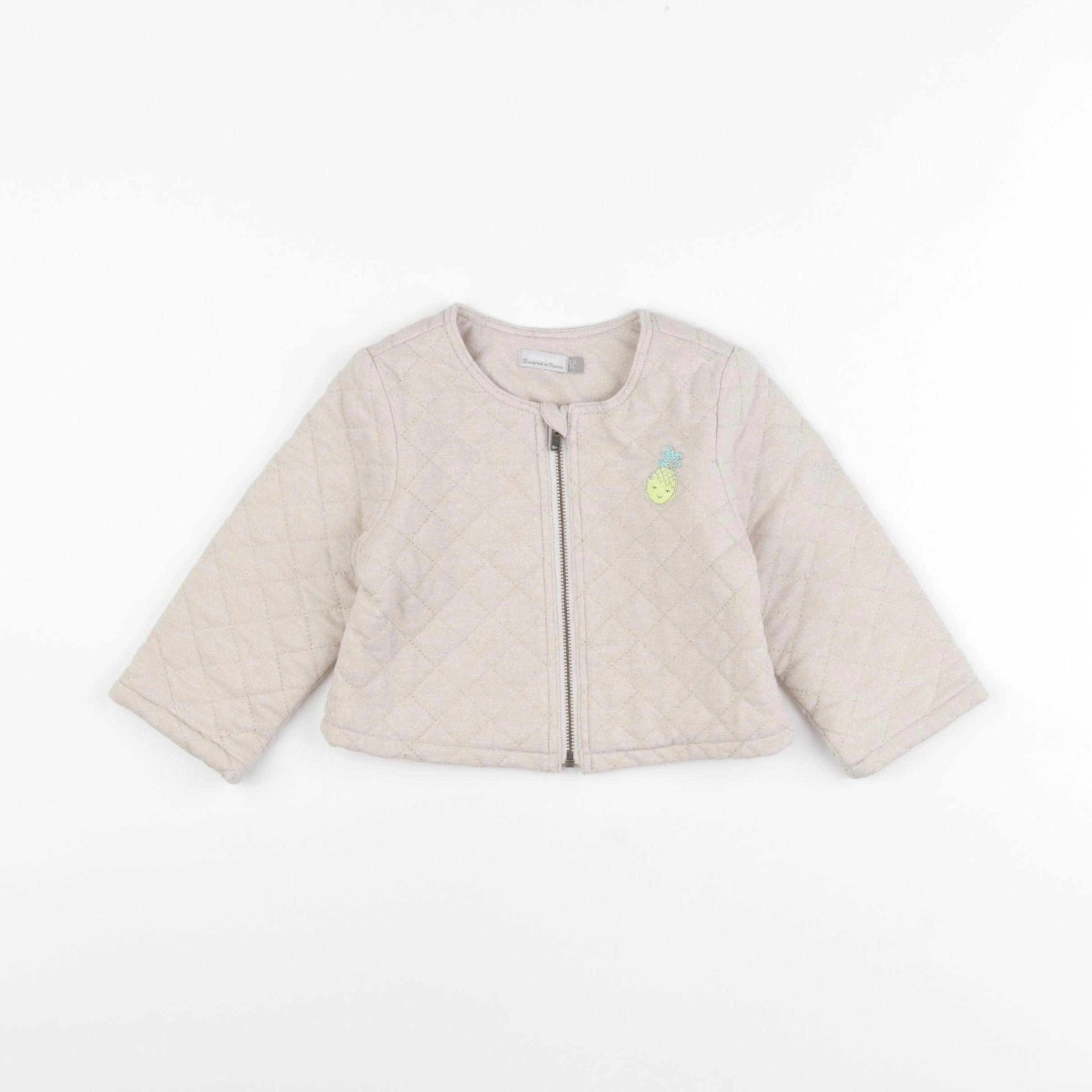 Catimini - sweat réversible or - 12 mois