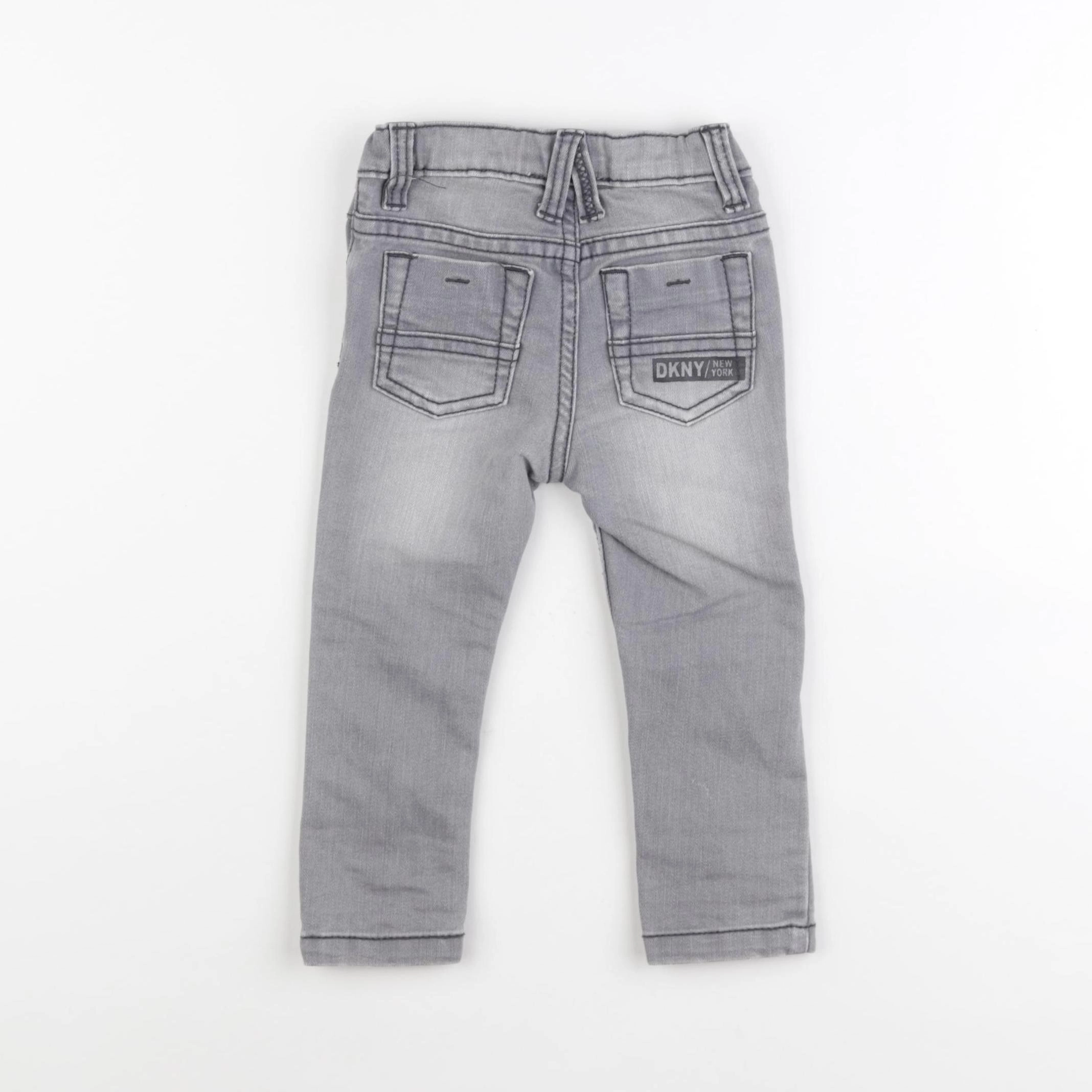 Dkny - jean gris - 9 mois