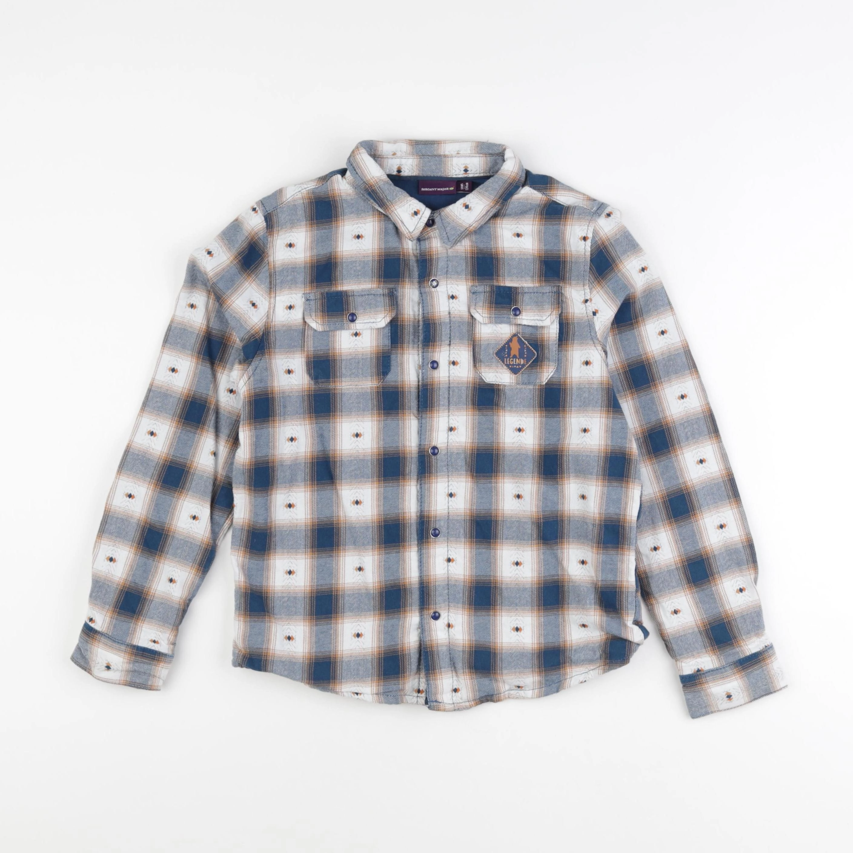 Sergent Major - chemise multicolore - 9 ans