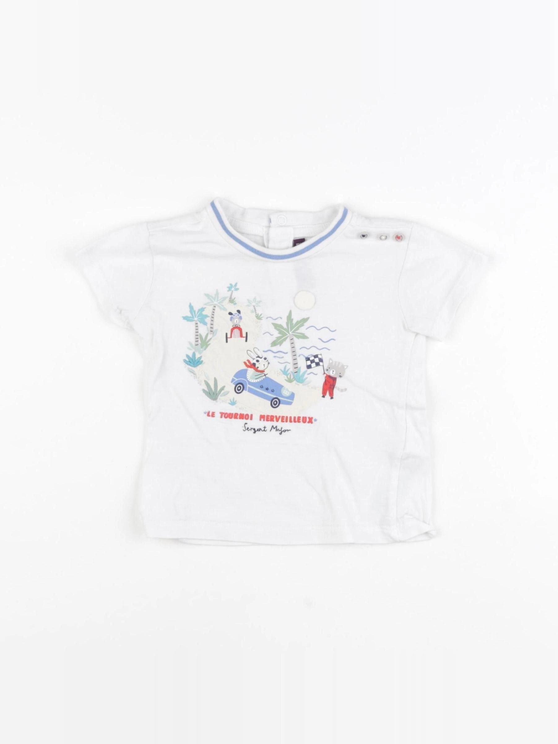 Sergent Major - tee-shirt multicolore - 12 mois