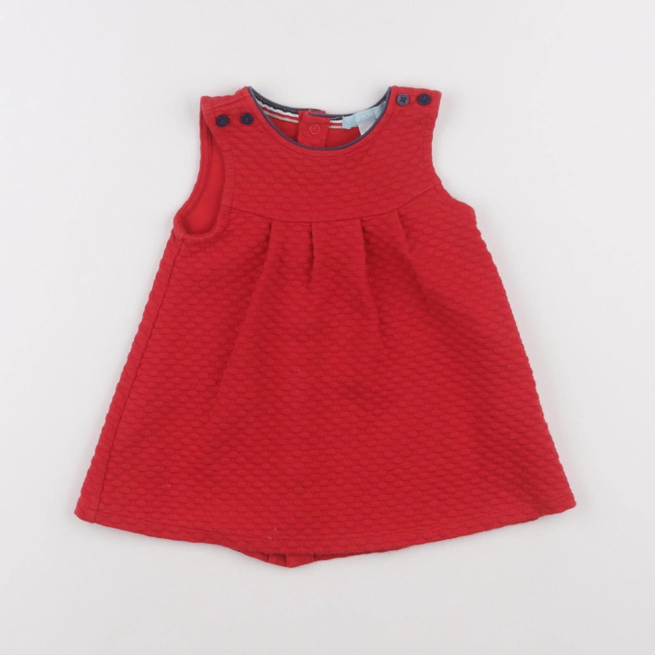 Obaïbi - robe rouge - 12 mois