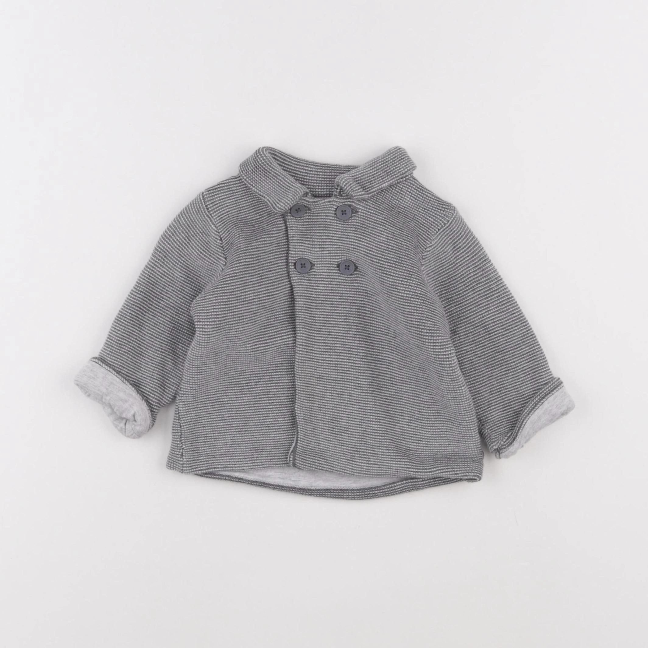 Obaïbi - gilet gris - 3 mois