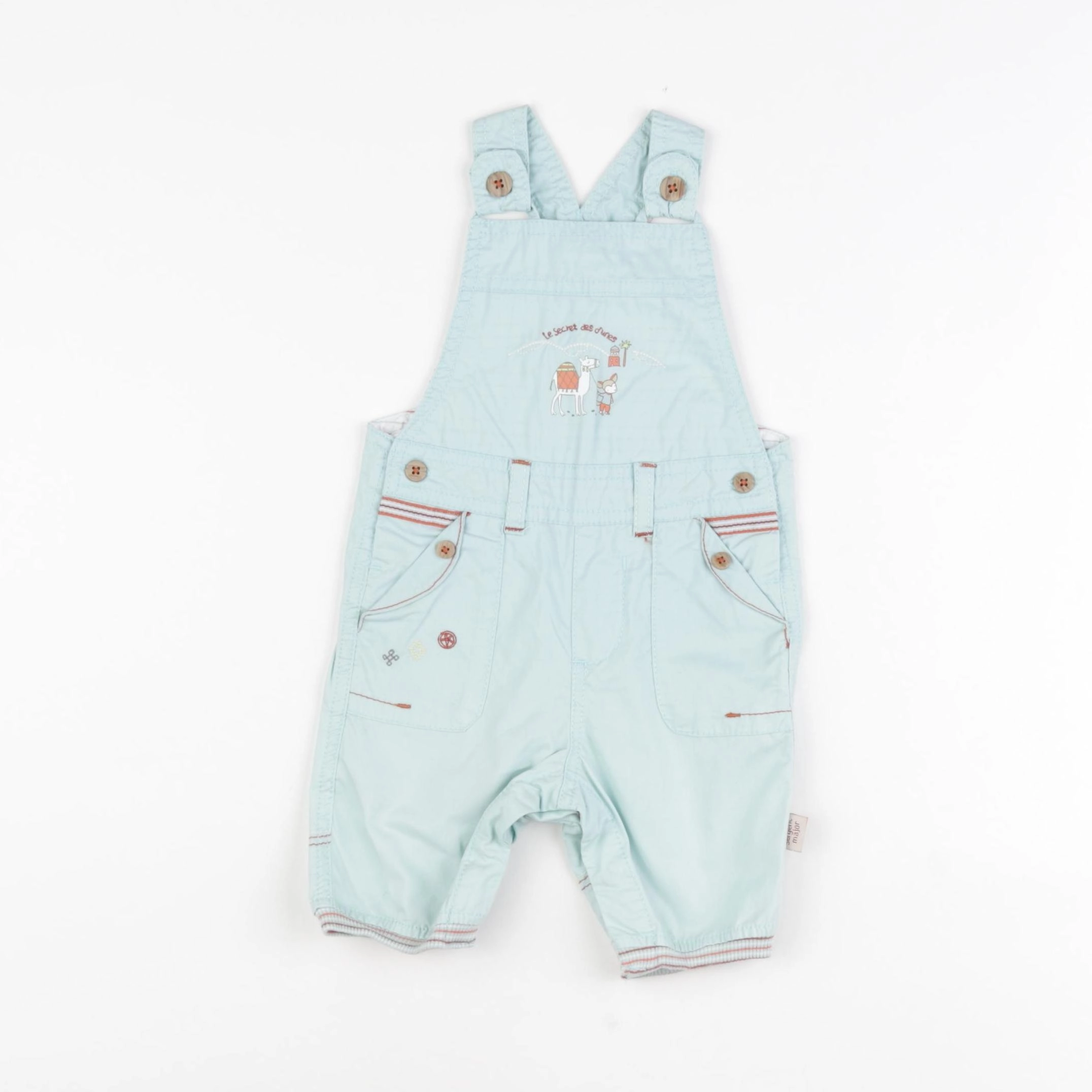 Sergent Major - salopette bleu - 6 mois