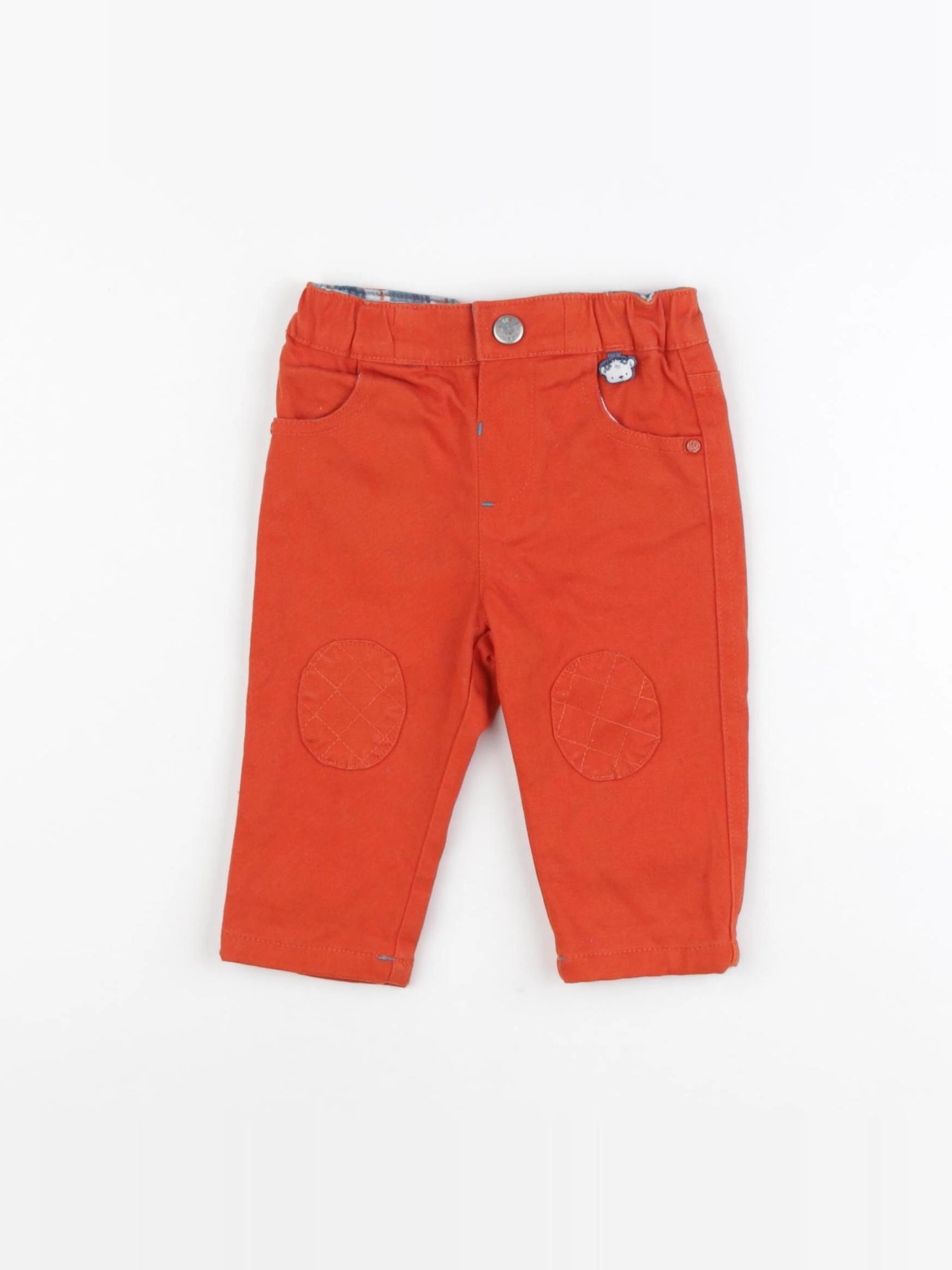 Sergent Major - pantalon orange - 6 mois