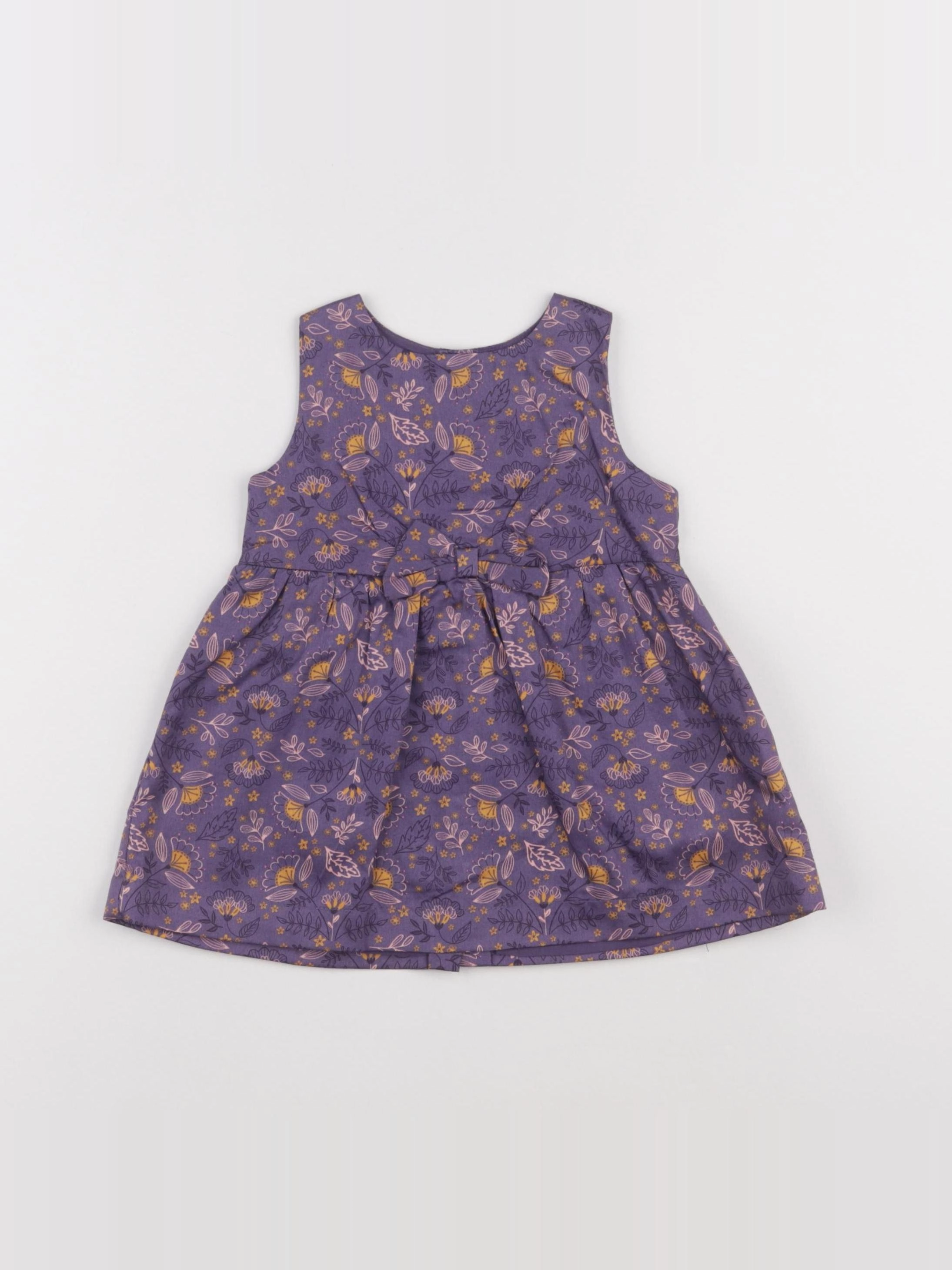Sergent Major - robe violet - 6 mois